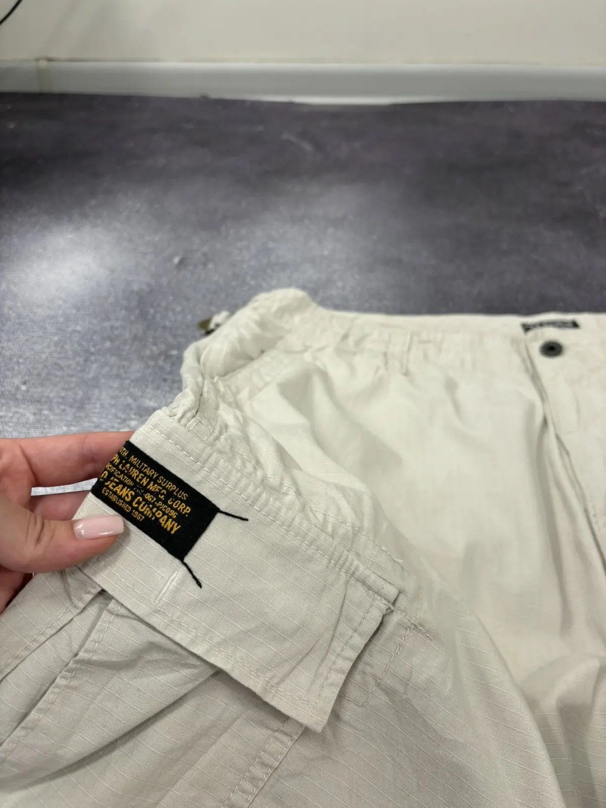 Polo Ralph Lauren × Ralph Lauren × Vintage Vintage Polo Jeans Ralph Lauren Utility Baggy Cargo Shorts Size US 38 / EU 54 - 5 Thumbnail