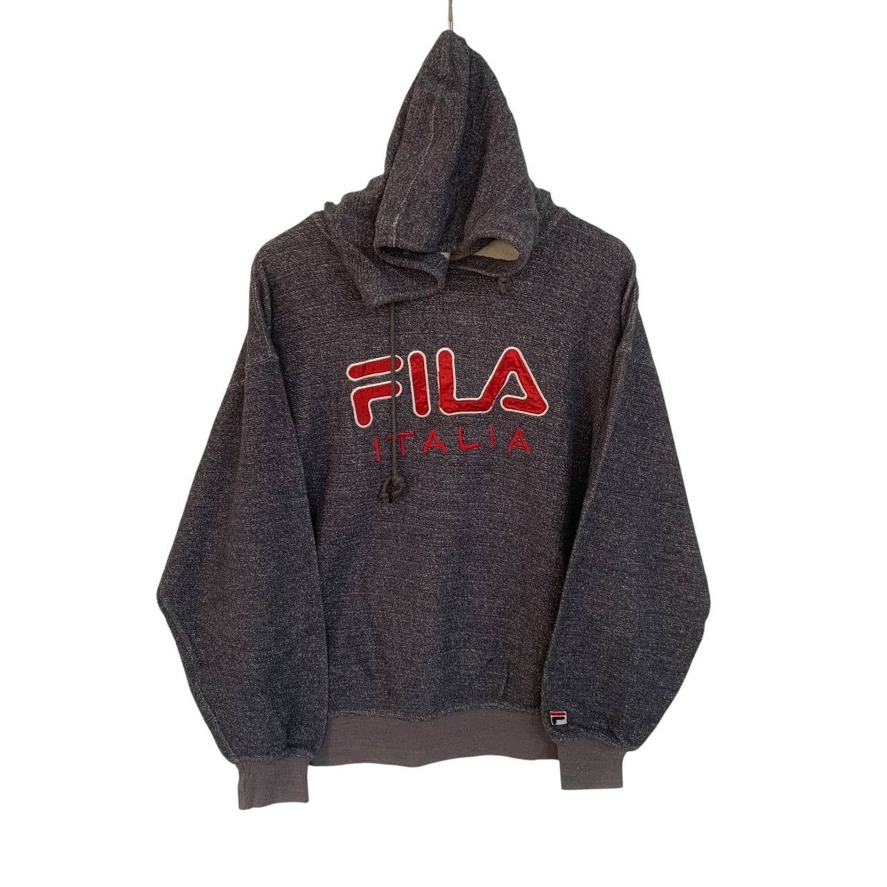 Fila Vintage Fila Hoodie Big logo Sweatshirt Large Size US L / EU 52-54 / 3 - 1 Thumbnail
