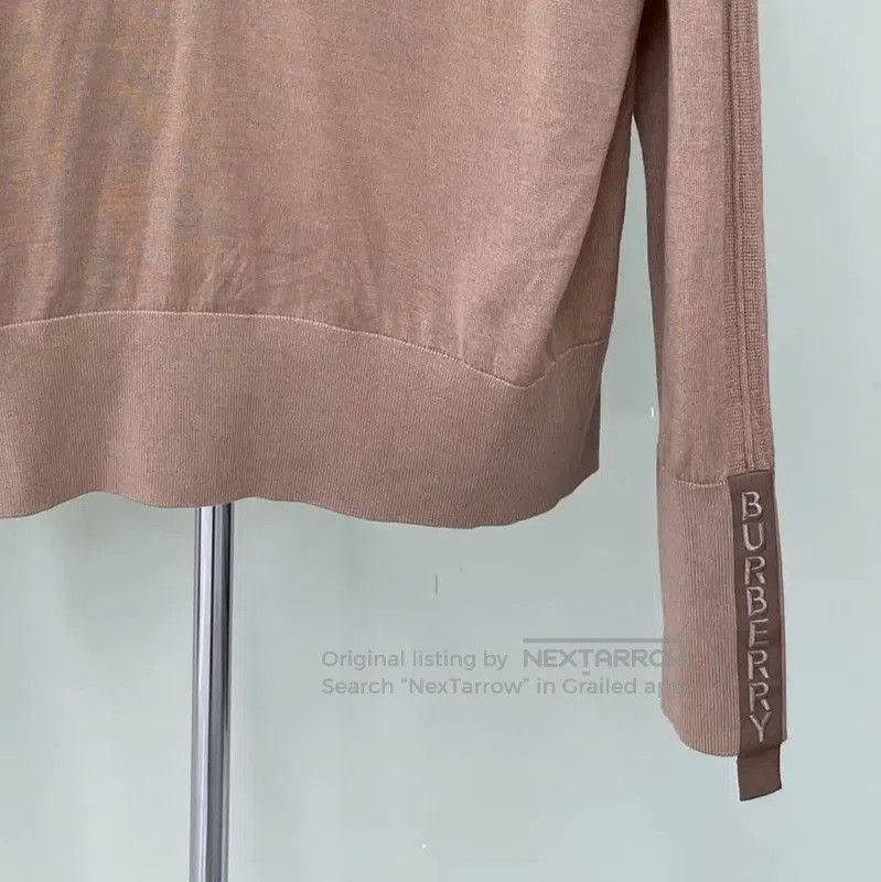 Burberry Burberry Women's XL Khaki Wool Knit Sweater. Size XL / US 12-14 / IT 48-50 - 3 Thumbnail