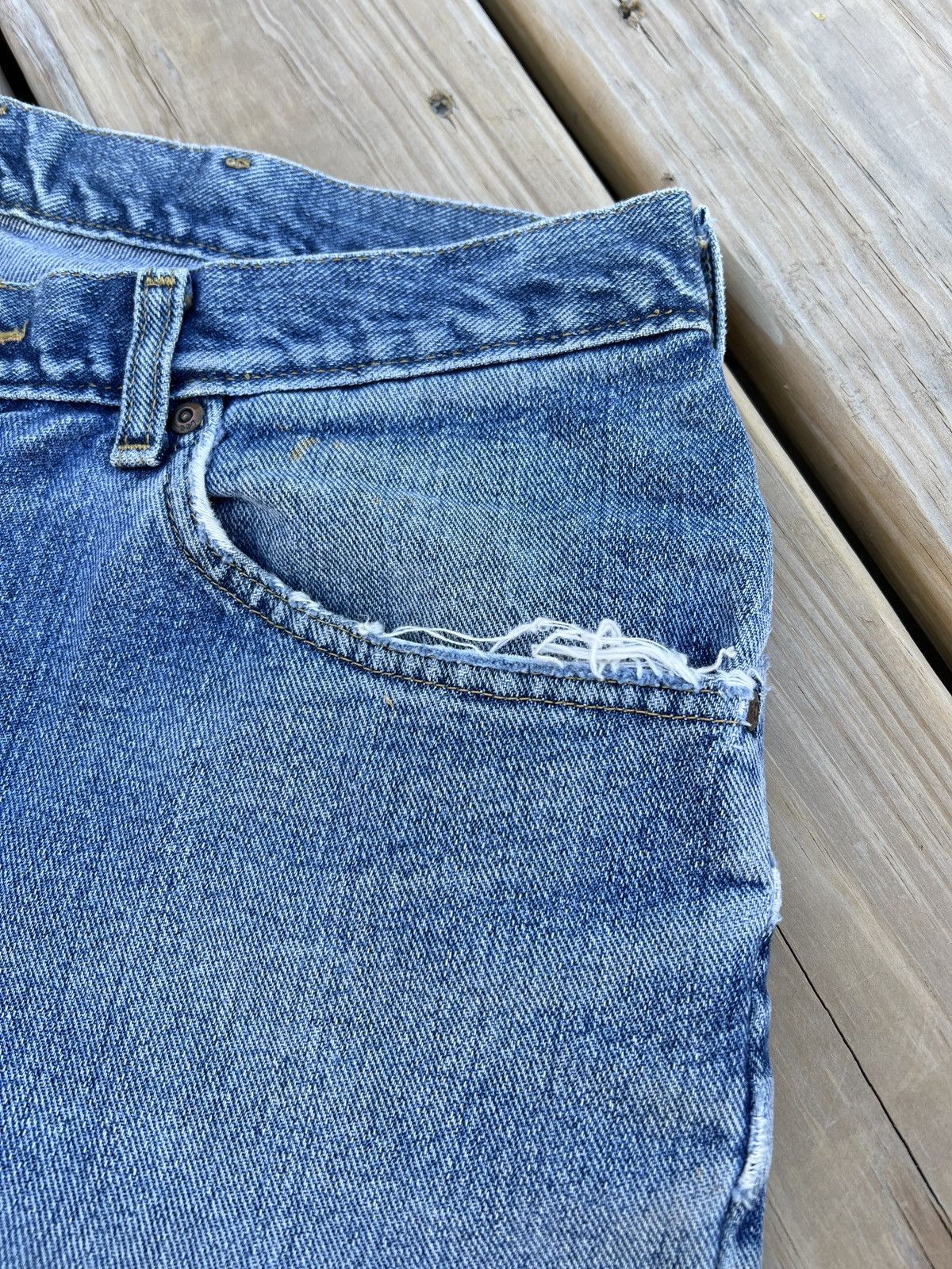 Lee × Vintage Vintage 2000s Lee Blue Denim Jeans Size US 36 / EU 52 - 10 Thumbnail
