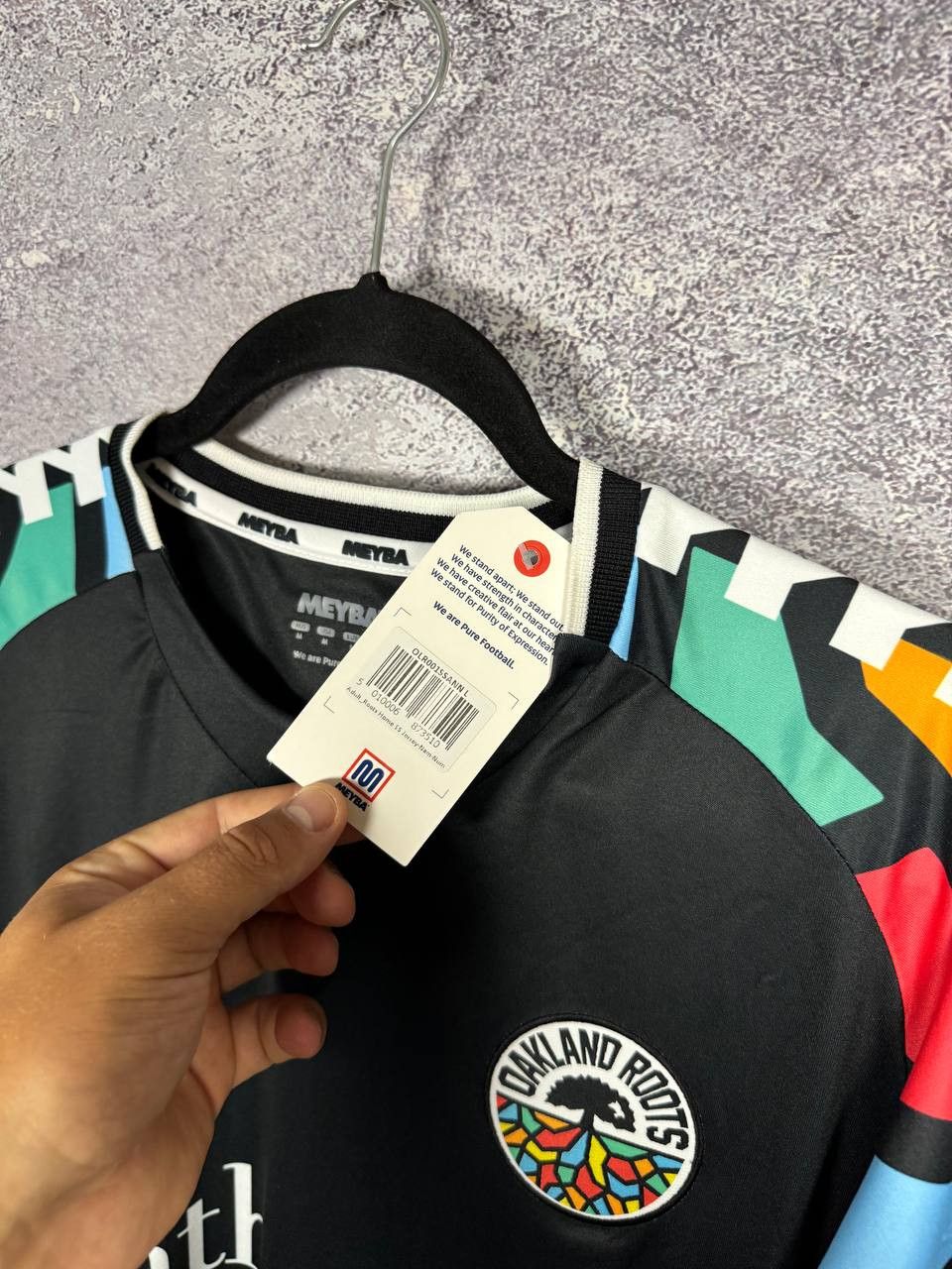 Other NWT OAKLAND ROOTS 2023 MEYBA SOCCER JERSEY Size US M / EU 48-50 / 2 - 8 Thumbnail