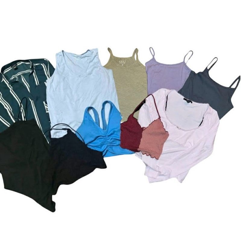 Other 10pcs Tank Tops Long Sleeve Crop Tops Bodysuit NEW Small Size S / US 4 / IT 40 - 2 Thumbnail