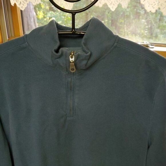 Apt. 9 Apt. 9 1/4 Zip Long Sleeve Sz. XL Teal Pullover Shirt Size US XL / EU 56 / 4 - 3 Thumbnail