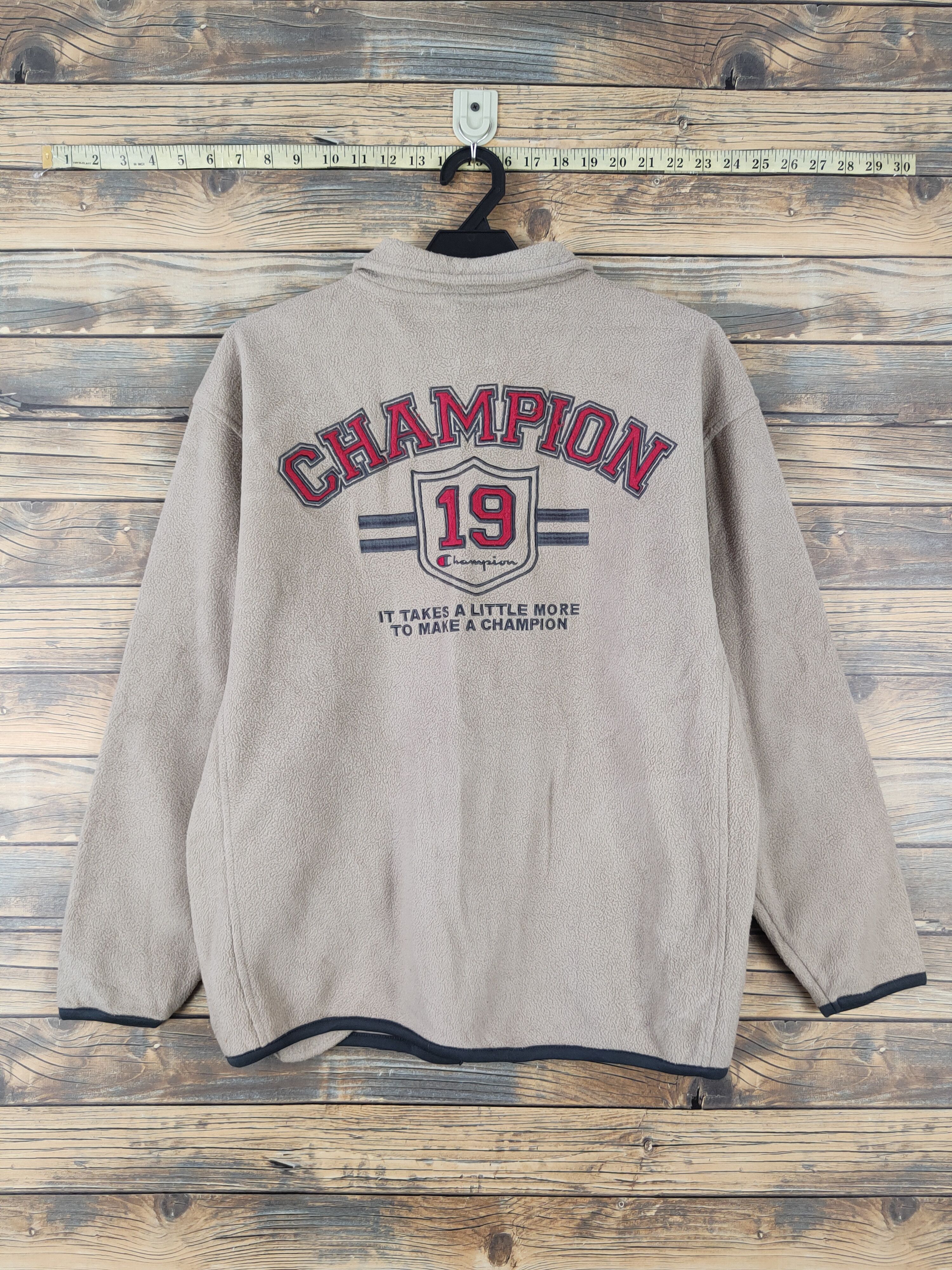 Champion × Vintage DL Champion Light Brown Wool Sweaters #553 Size US M / EU 48-50 / 2 - 10 Thumbnail