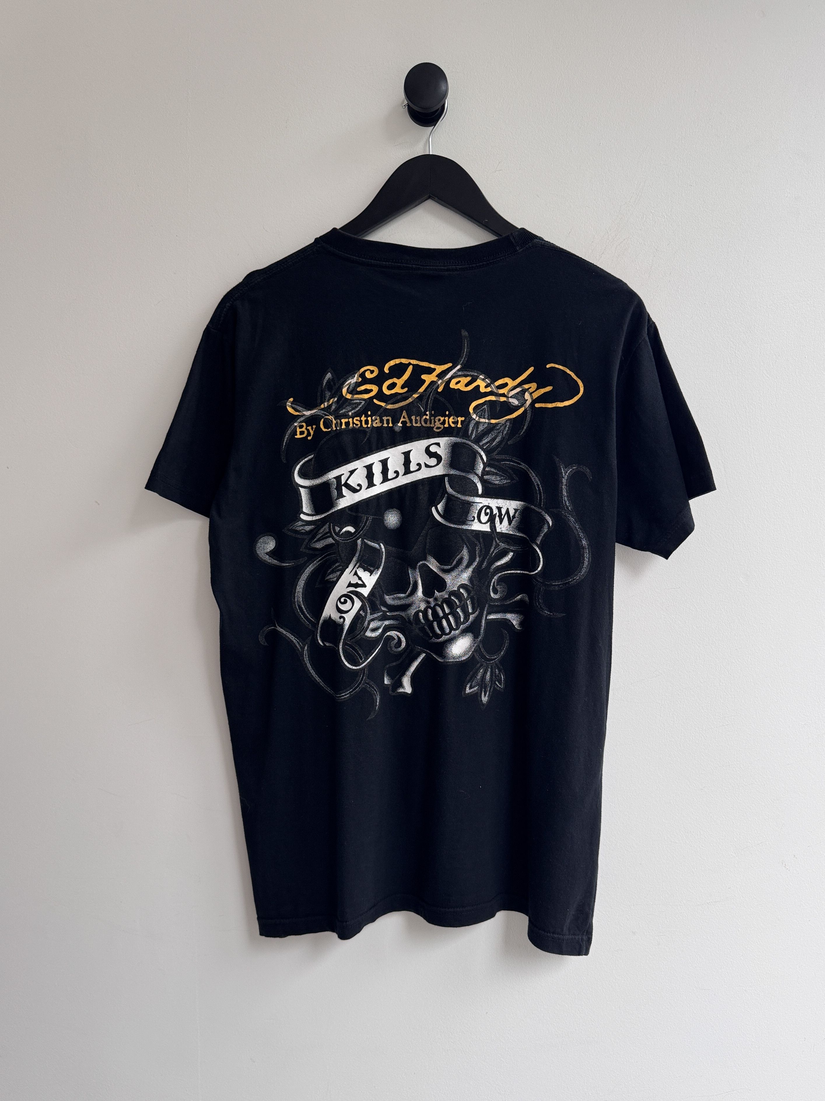 Ed Hardy Ed Hardy Logo Printed Tee Shirt Size US L / EU 52-54 / 3 - 2 Thumbnail