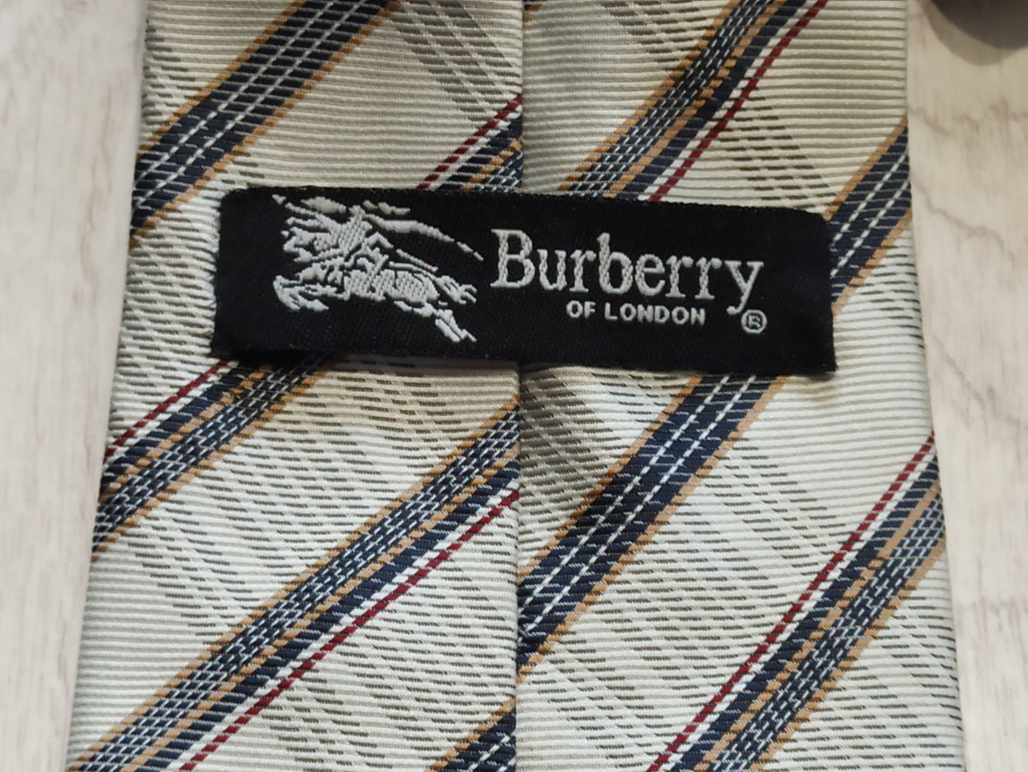 Burberry Burberry Vintage Silk Tie Handmade Nova Check Classic Wide Size ONE SIZE - 3 Thumbnail