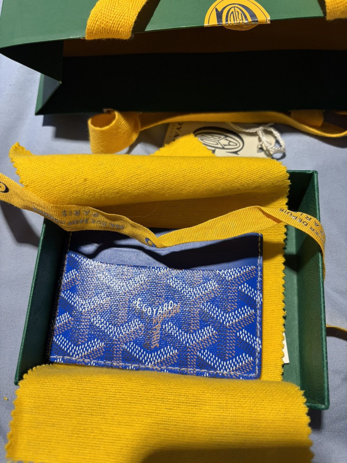 Goyard Goyard sulpice blue card holder Size ONE SIZE - 2 Thumbnail