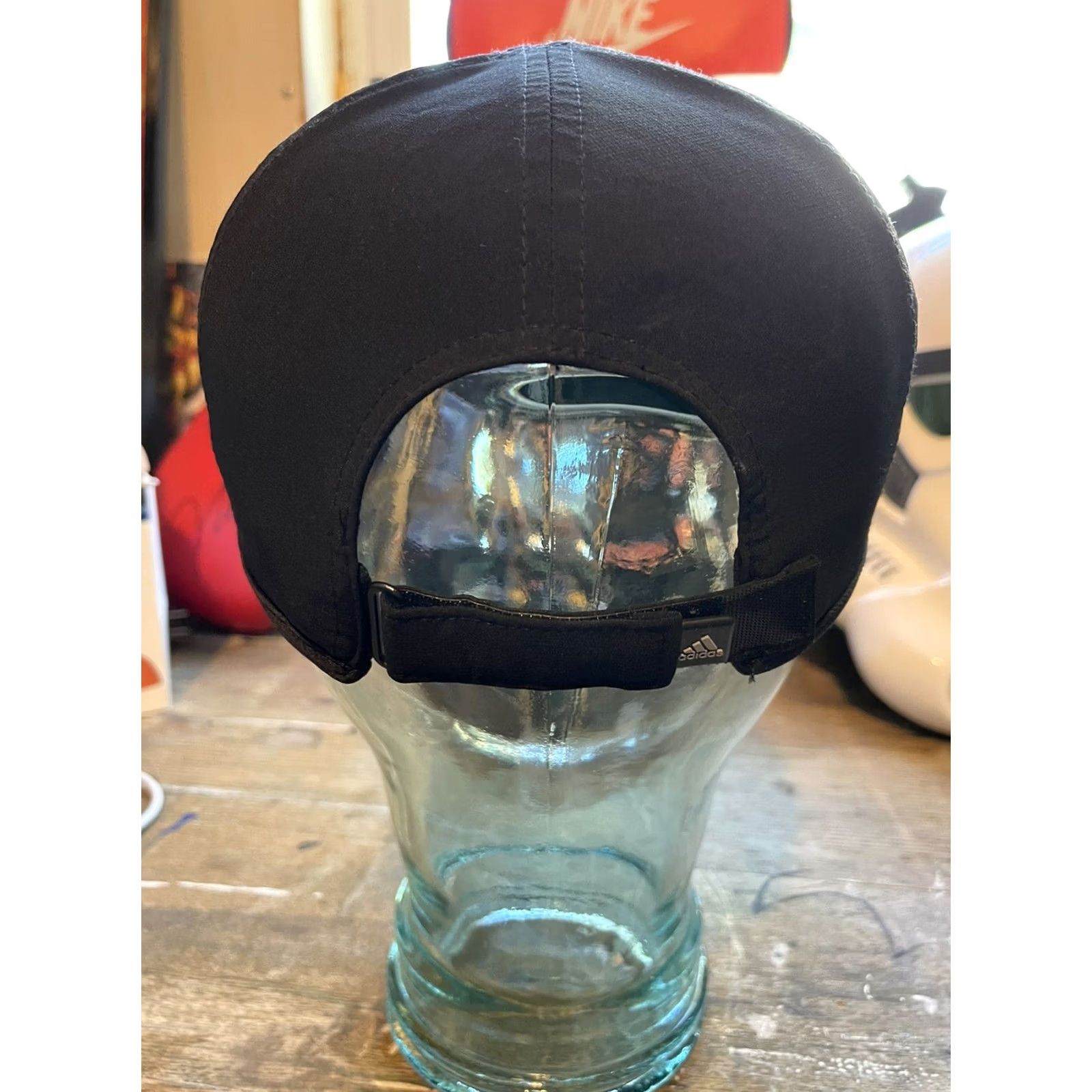 Adidas Adidas Cap Hat Mens Adjustable Black Running Adizero ClimateCool Strap Back Size ONE SIZE - 6 Thumbnail