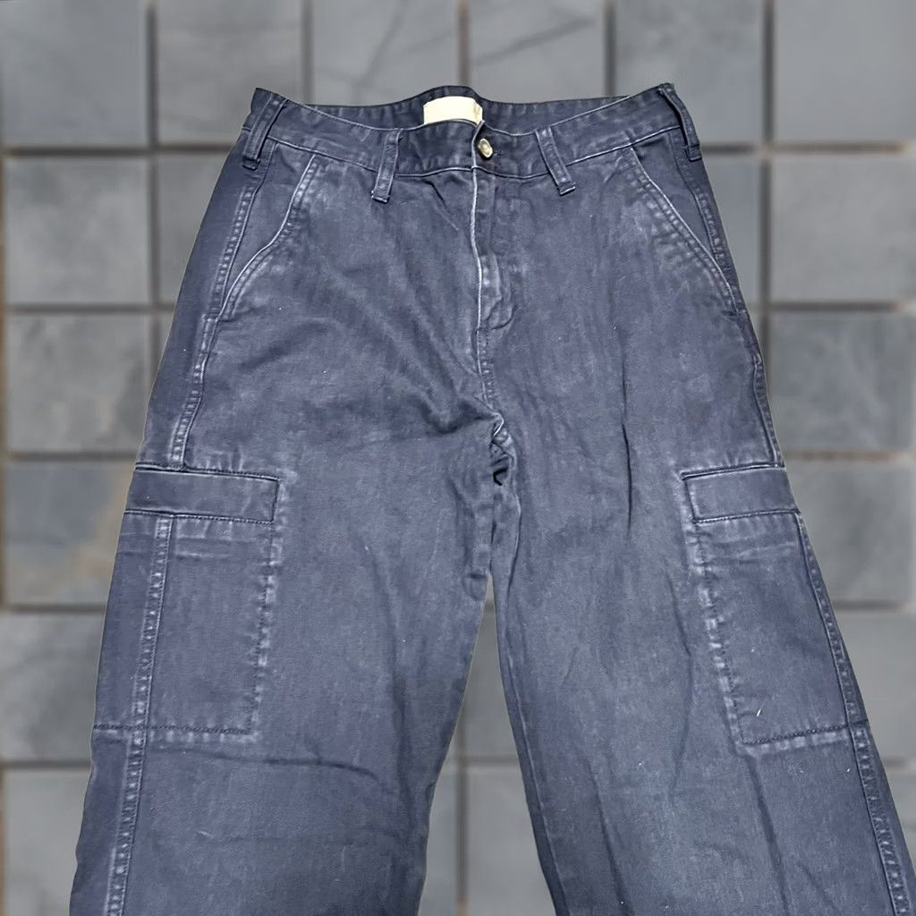 Everlane VINTAGE Everlane Pants Womens 29 30x30 Blue Utility Cargo Organic High Rise Mens Womens Girls Boys Size 29" - 1 Thumbnail