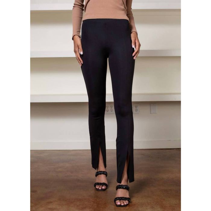 Commando COMMANDO Neoprene Ceo Split Front Pant In Black | Grailed