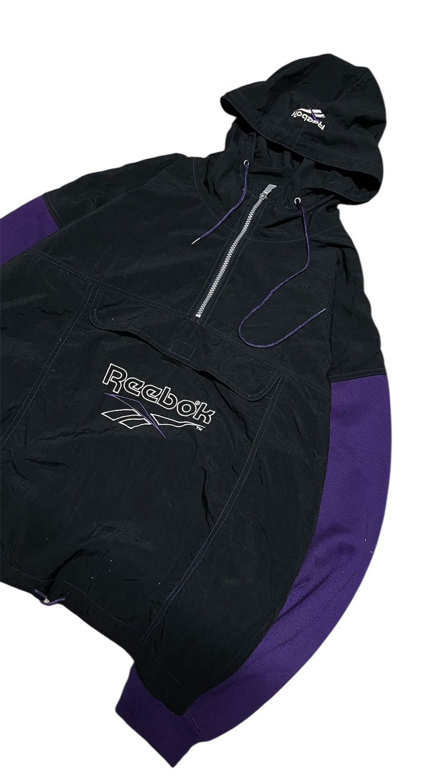 Reebok VINTAGE ANORAK REEBOK x PULL OVER HODDIE x RARE Size US L / EU 52-54 / 3 - 3 Thumbnail