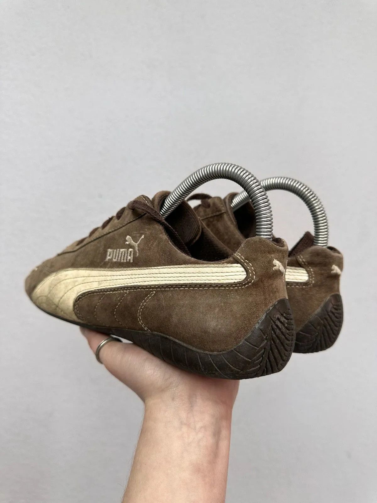 Vintage Vintage Puma Speed Cat brown Avantgarde Japan Style Y2k Size US 7 / EU 40 - 8 Thumbnail