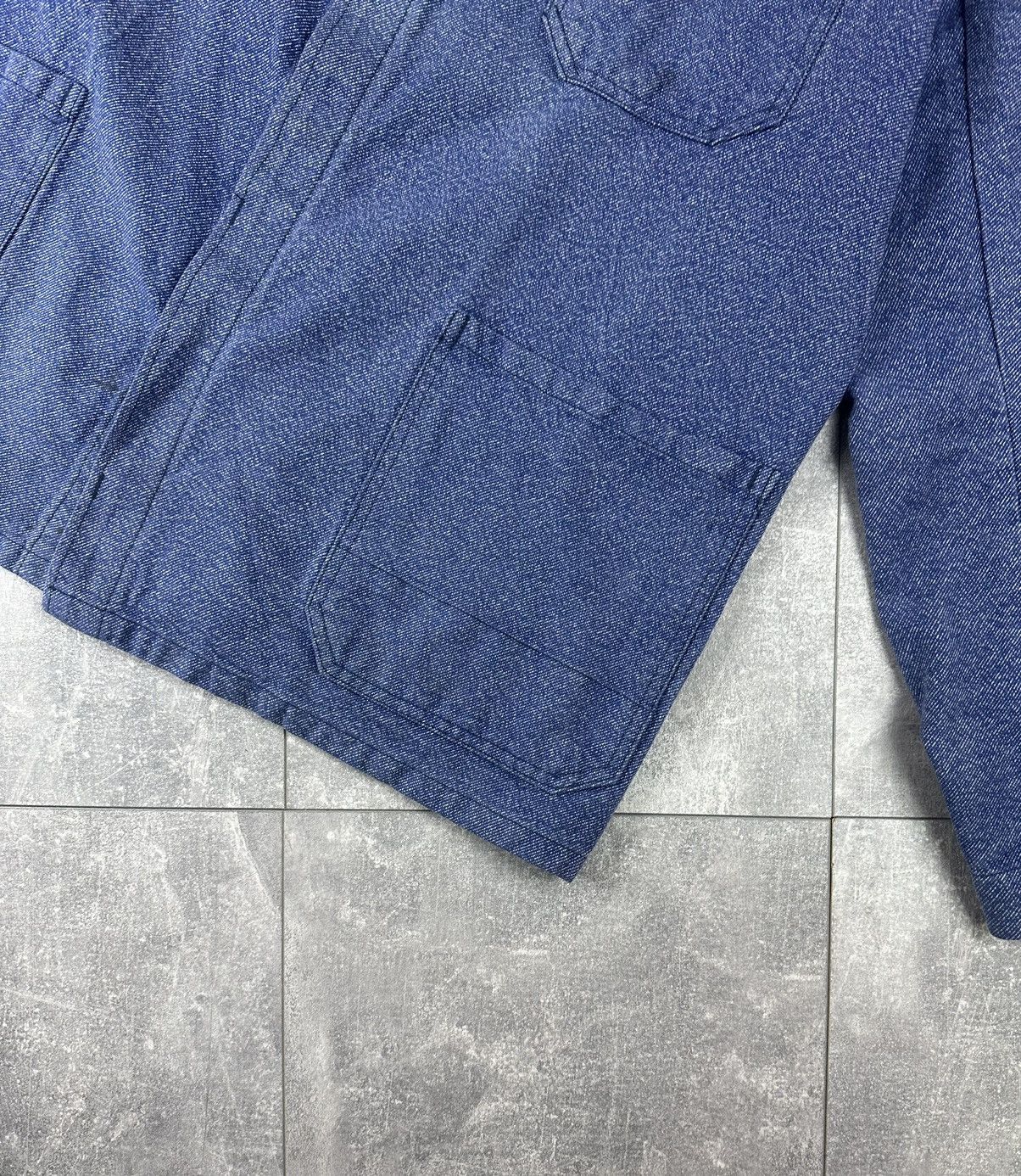 Le Laboureur Vintage Retro 70S Fischer Pecheur WorkWear Chore Jacket Size US L / EU 52-54 / 3 - 3 Thumbnail