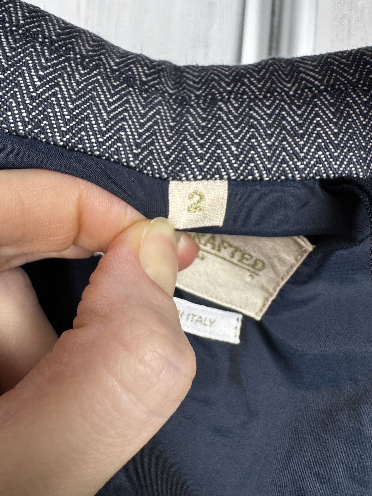 Levi's Made & Crafted Levi’s Made & Crafted Sample Garment Herringbone Blazer sz 2 Size US M / EU 48-50 / 2 - 8 Thumbnail