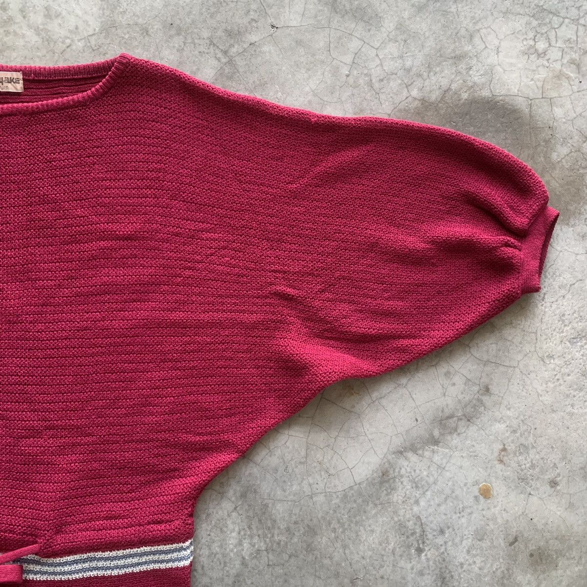 Issey Miyake Rare 1970’s Issey Miyake Batwing Knit Dress Size M / US 6-8 / IT 42-44 - 6 Thumbnail