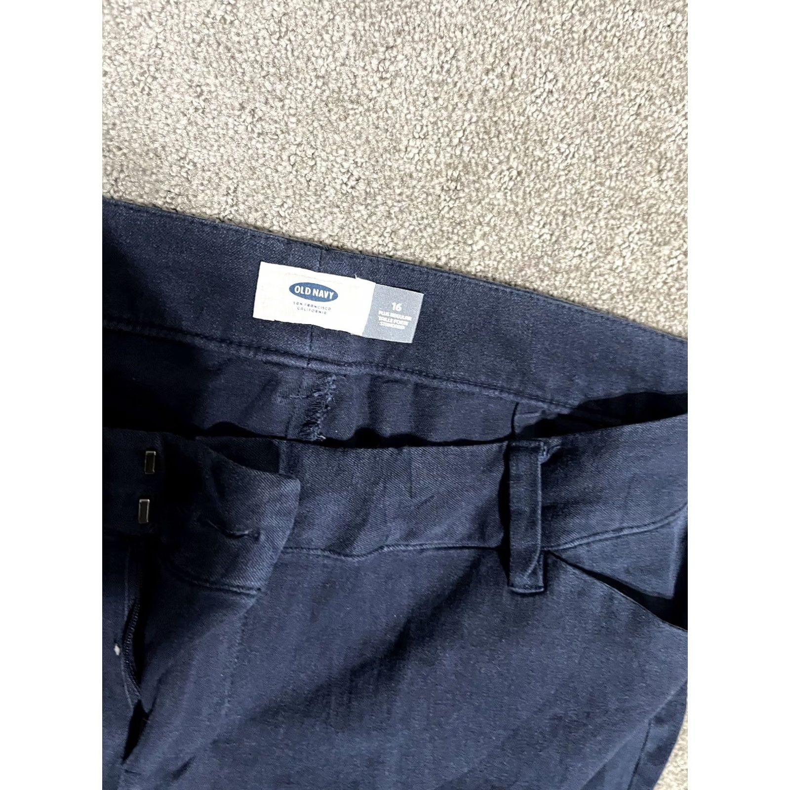 Old Navy Old Navy Pixie Skinny Ankle Pants Women Size 16 Blue Pockets Size 38" / US 16 / IT 52 - 4 Thumbnail