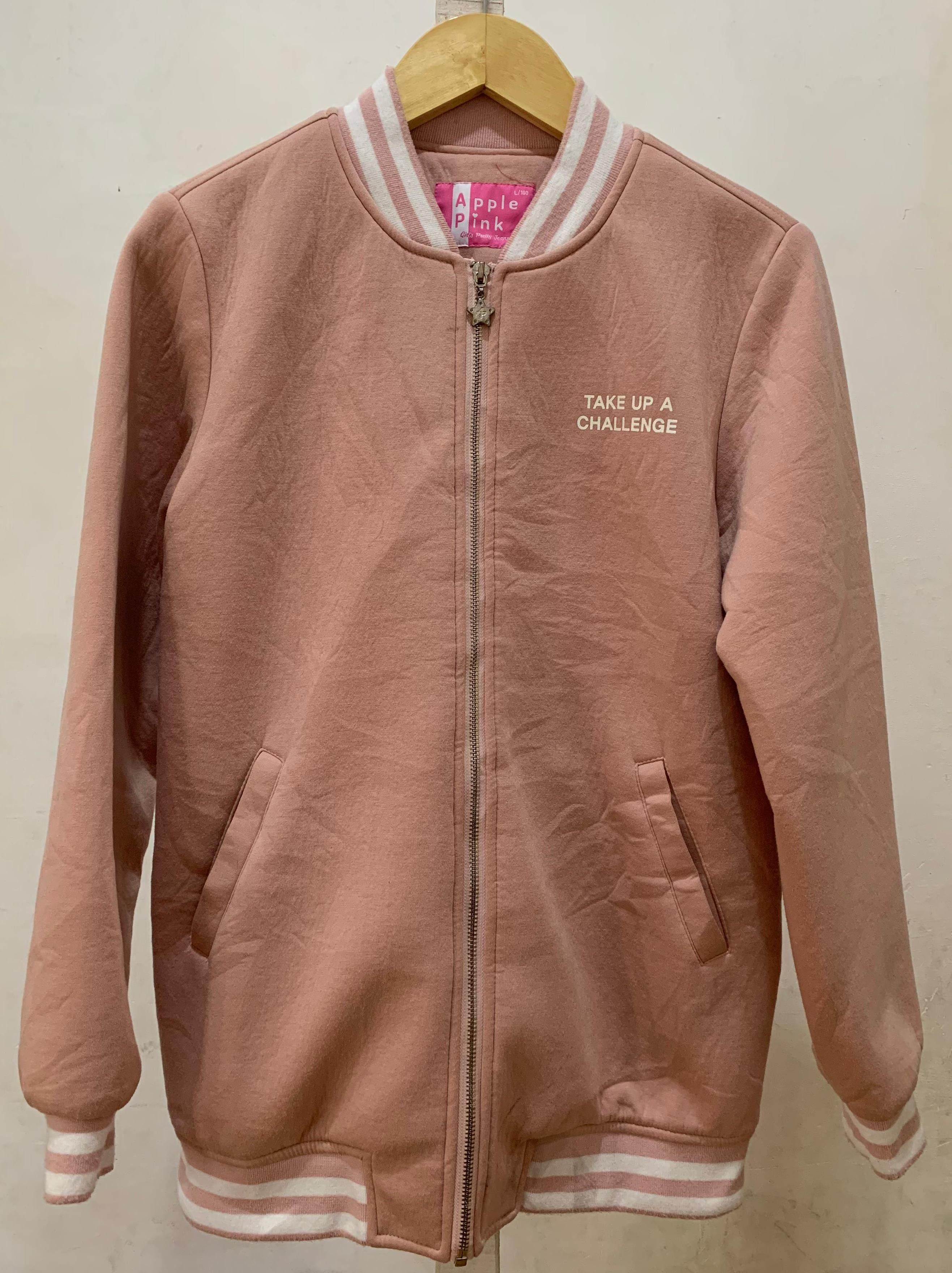 Apple Apple Pink Bomber Jacket Size S - Second Original Size S / US 4 / IT 40 - 1 Thumbnail