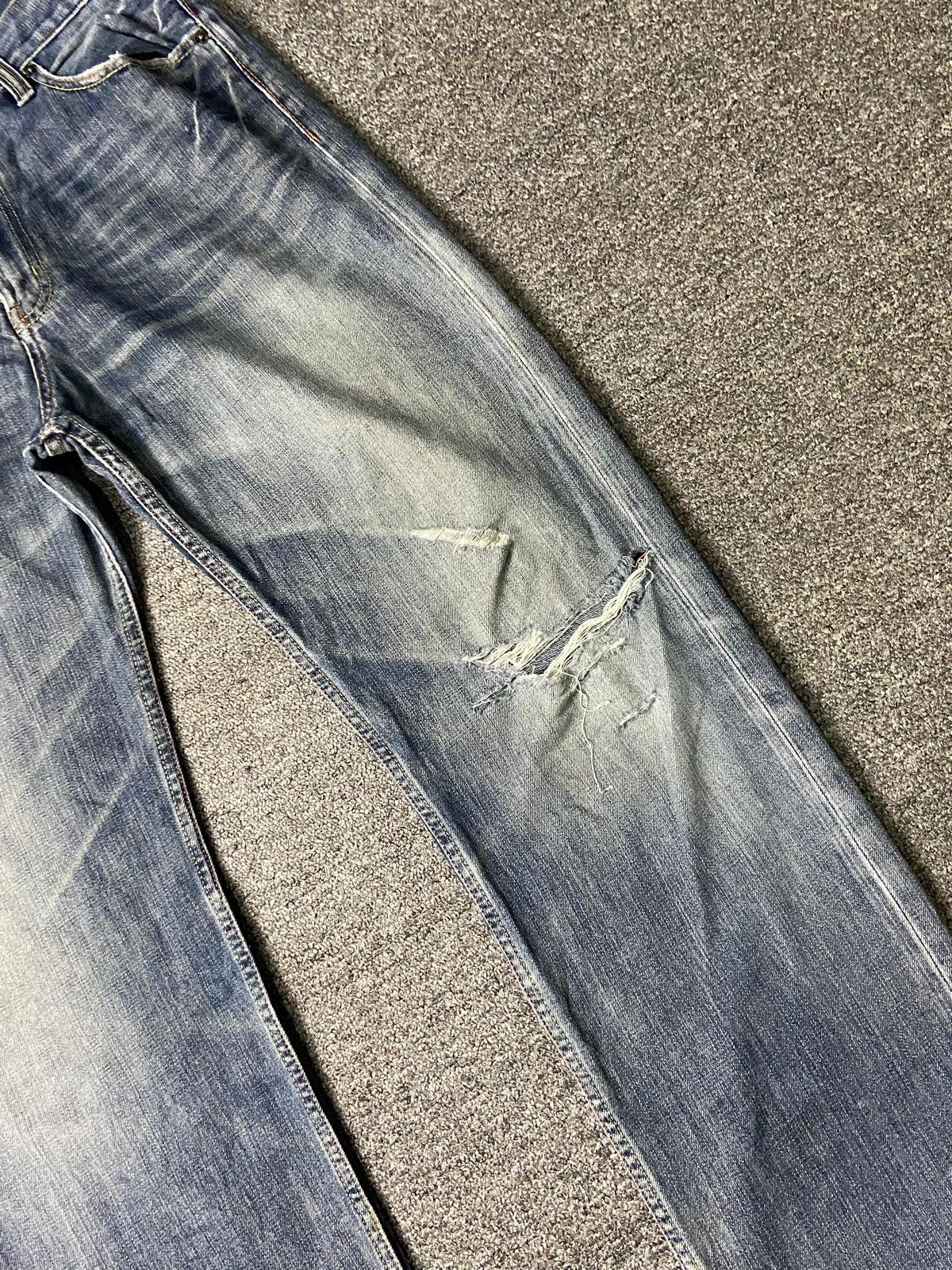 Japanese Brand × Seditionaries × Vintage VILLAND Brand Distressed Denim Ripped Jeans (131) Size US 36 / EU 52 - 10 Thumbnail