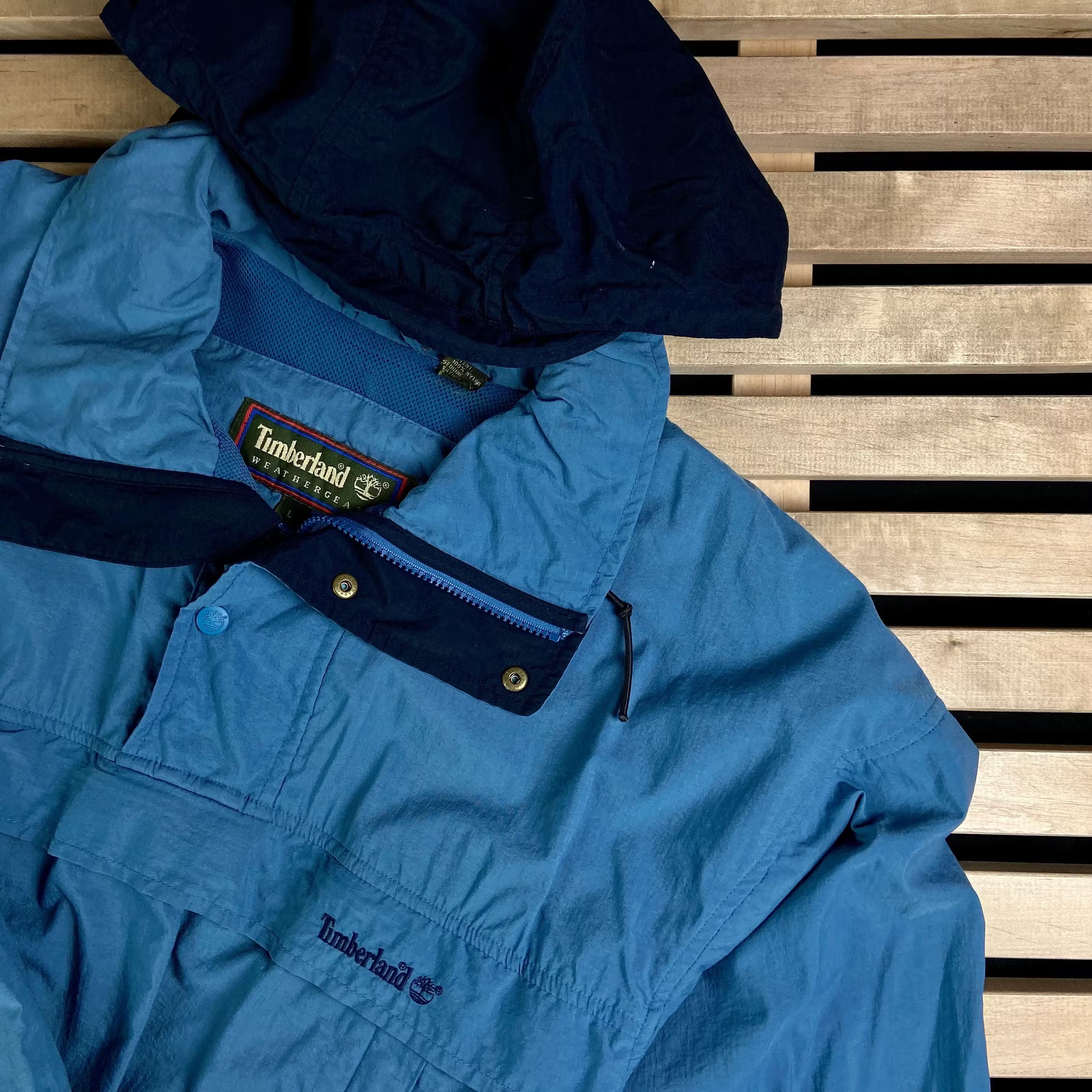 Timberland × Vintage Mens Jacket Pullover Timberland Vintage Size L Size US L / EU 52-54 / 3 - 2 Thumbnail