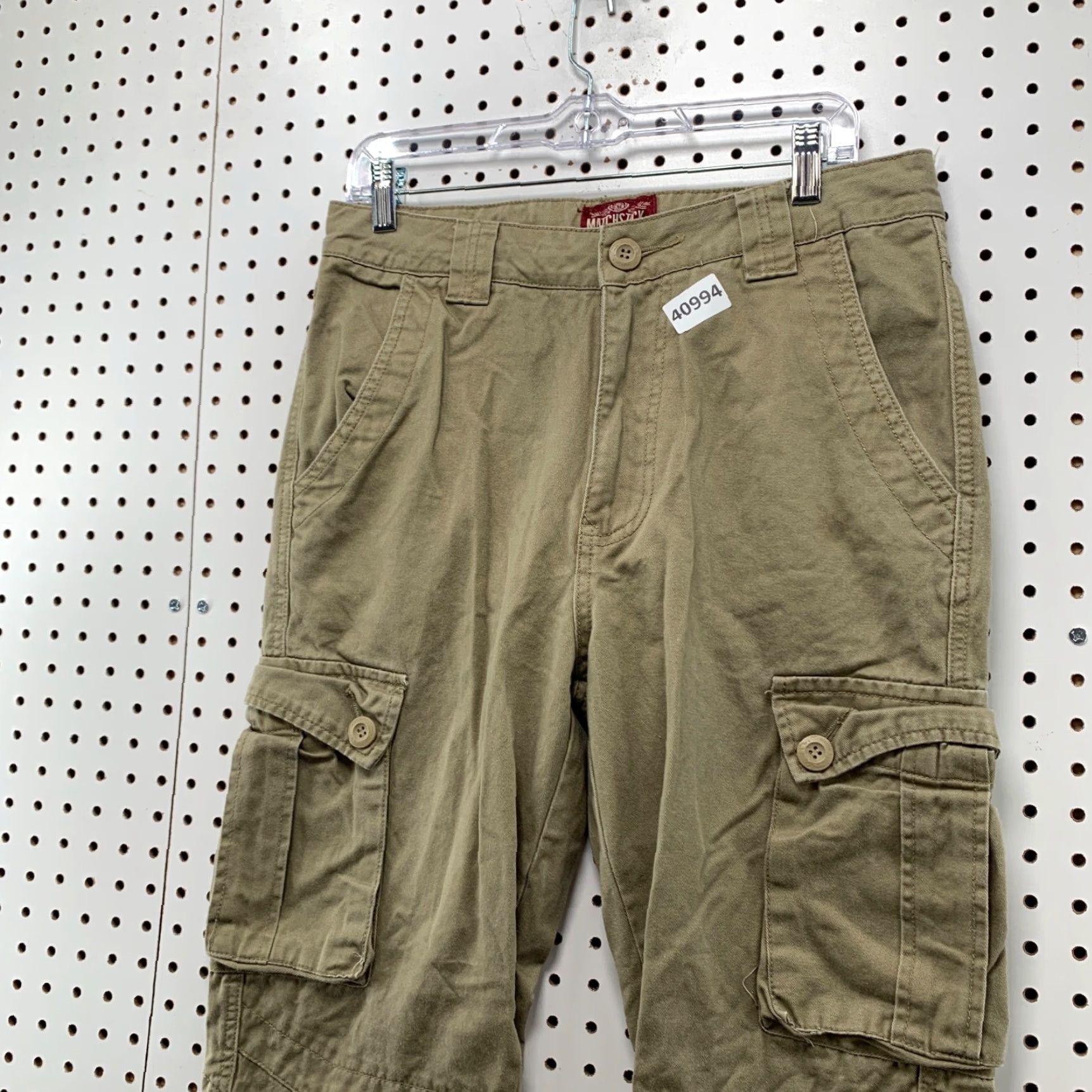 Vintage VINTAGE Matchstick Cargo Pants Mens Size 30 Brown Utility Skater Relaxed Fit 32x29.5 Size US 30 / EU 46 - 5 Thumbnail