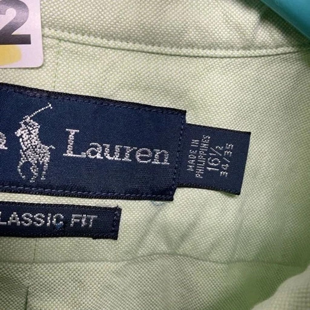 Ralph Lauren Ralph Lauren Classic Fit Button Up Oxford Shirt Men 16.5 Size US XXL / EU 58 / 5 - 4 Thumbnail