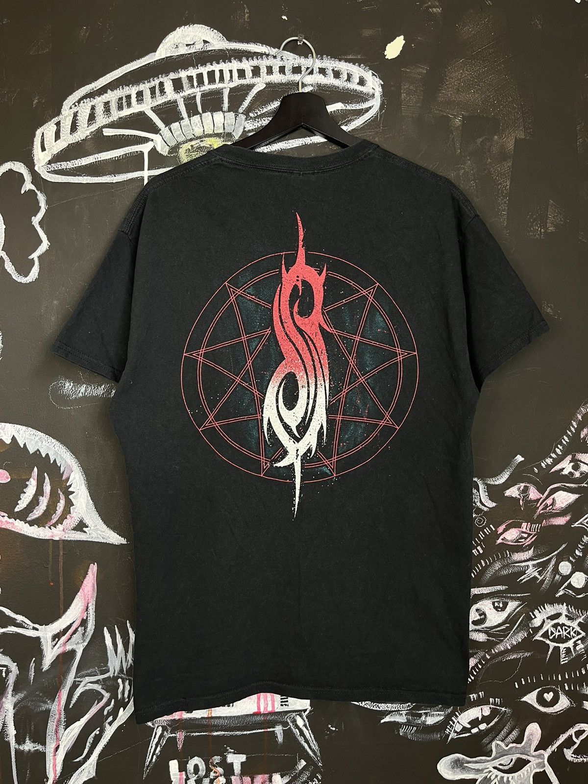 Band Tees × Slipknot × Vintage Vintage Slipknot Band Metal Black Tee T-shirt Size US L / EU 52-54 / 3 - 4 Thumbnail