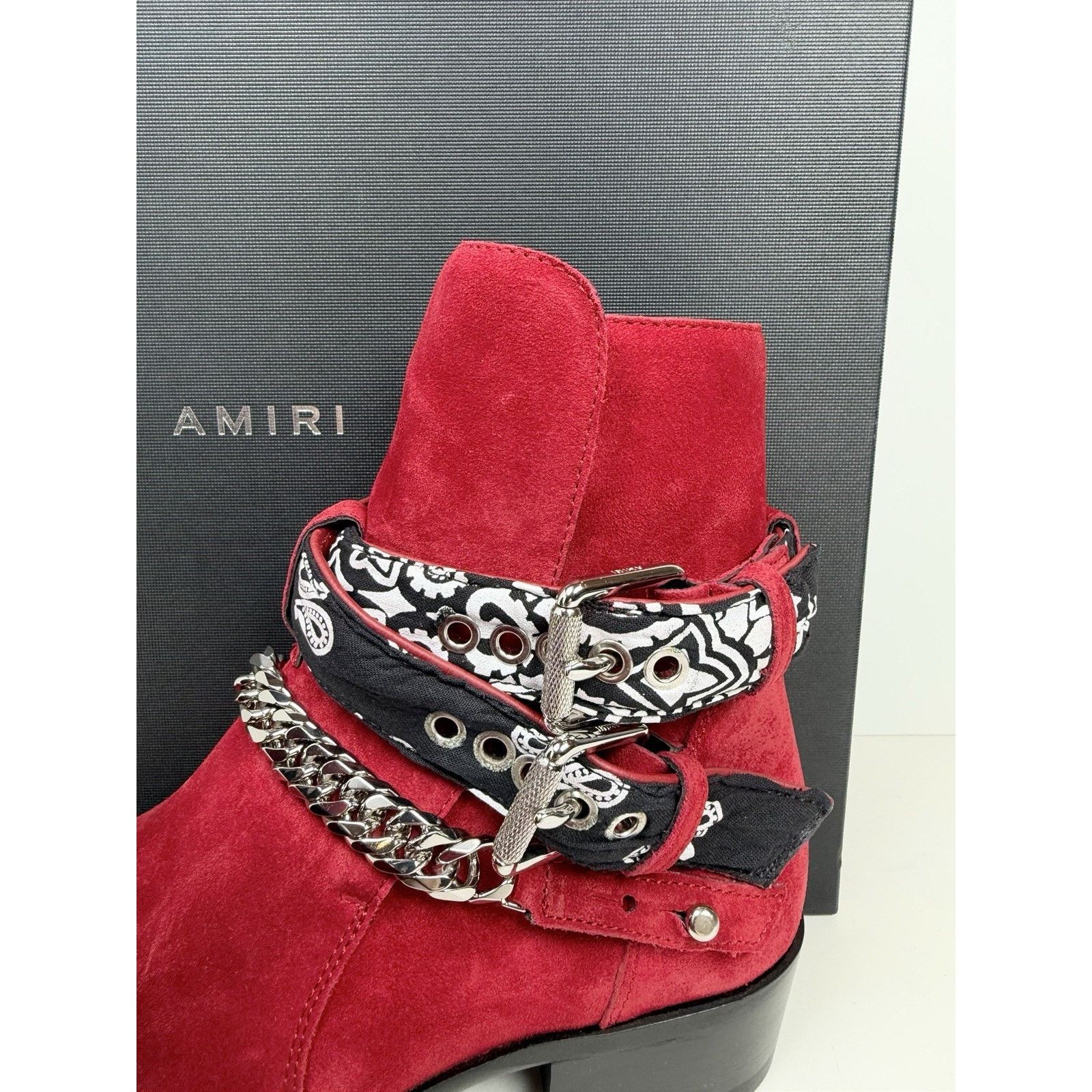 Amiri Size 7.5US - Amiri Chain Link Bandana Boots NEW Size US 7.5 / EU 40-41 - 4 Thumbnail