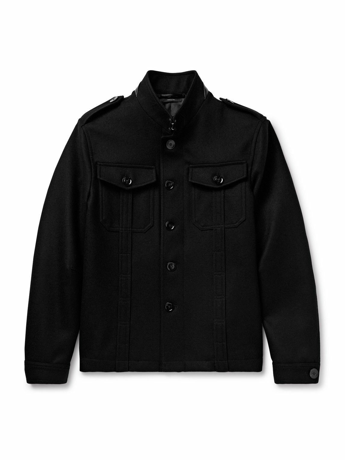Tom Ford o1w1db10925 OJS009 Japanese Jacket in Black Size US L / EU 52-54 / 3 - 1 Thumbnail