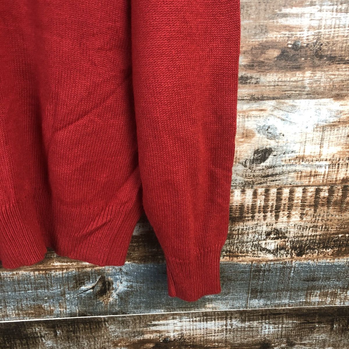 Homespun Knitwear DLL Japan vintage art Red Knitwear sweatshirt #C015 Size US S / EU 44-46 / 1 - 15 Thumbnail