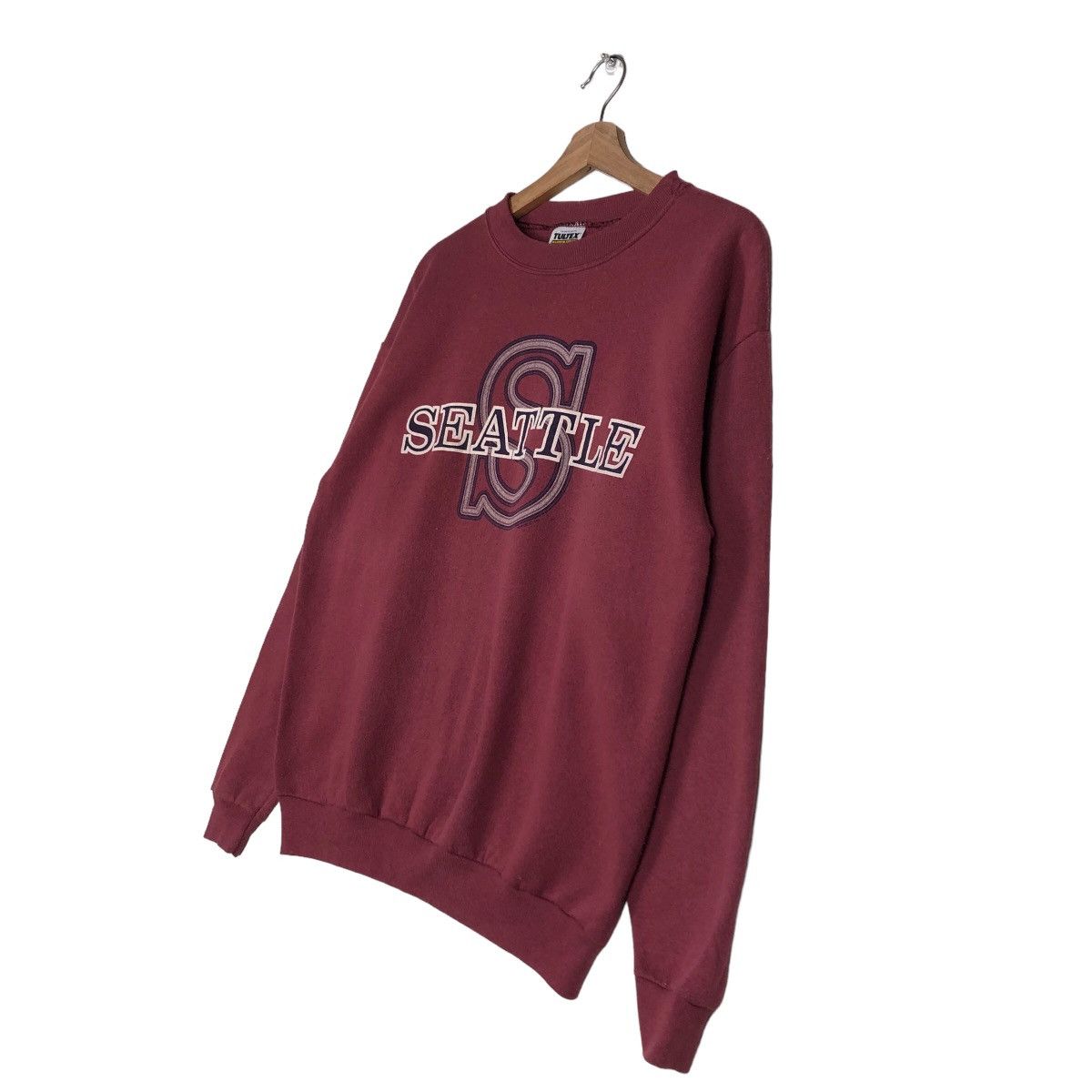 Vintage 🔥Vintage Sweatshirt Crewneck Seattle Tultex USA Size US M / EU 48-50 / 2 - 3 Thumbnail