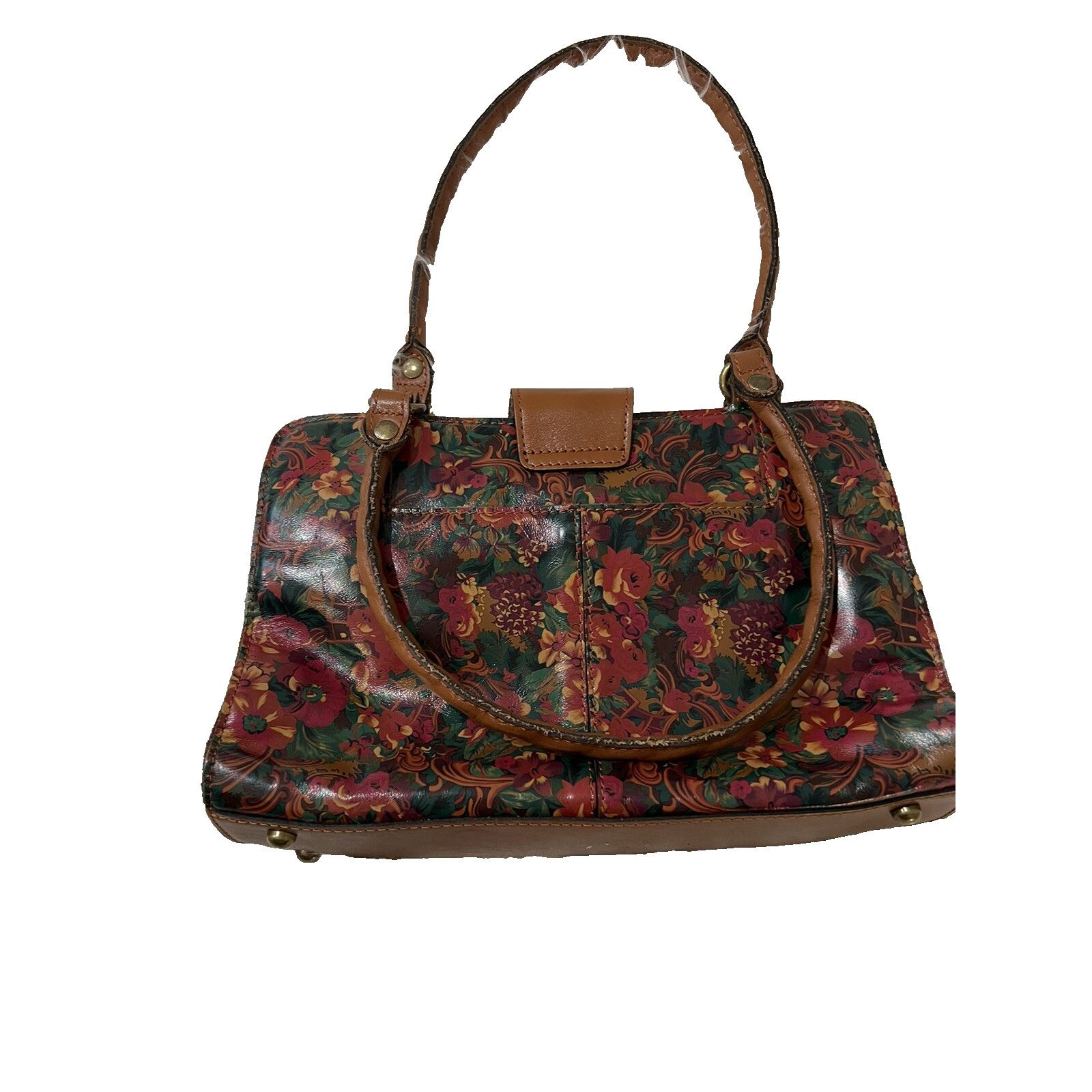 PATRICIA NASH SATCHEL Bag RUSTIC NATURE PRINT B000575