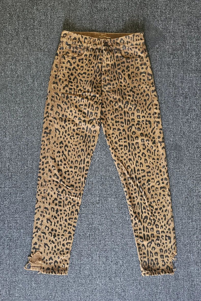 Saint Laurent Paris Saint Laurent Paris Leopard print jeans 2505-Nextarrow Size 26" / US 2 / IT 38 - 2 Thumbnail