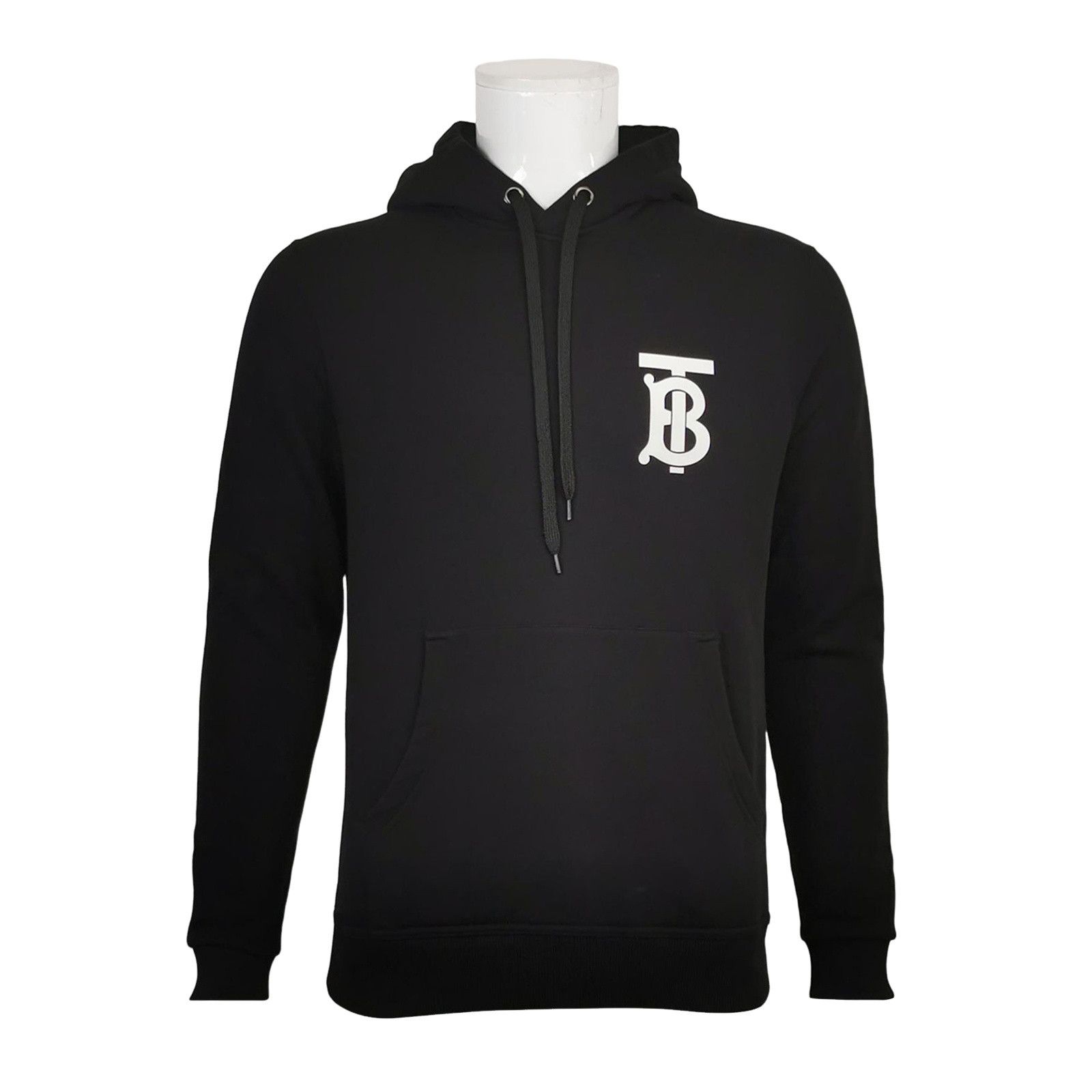 Burberry Burberry TB Logo Cotton Hoodie Black XS Size US XS / EU 42 / 0 - 1 Thumbnail