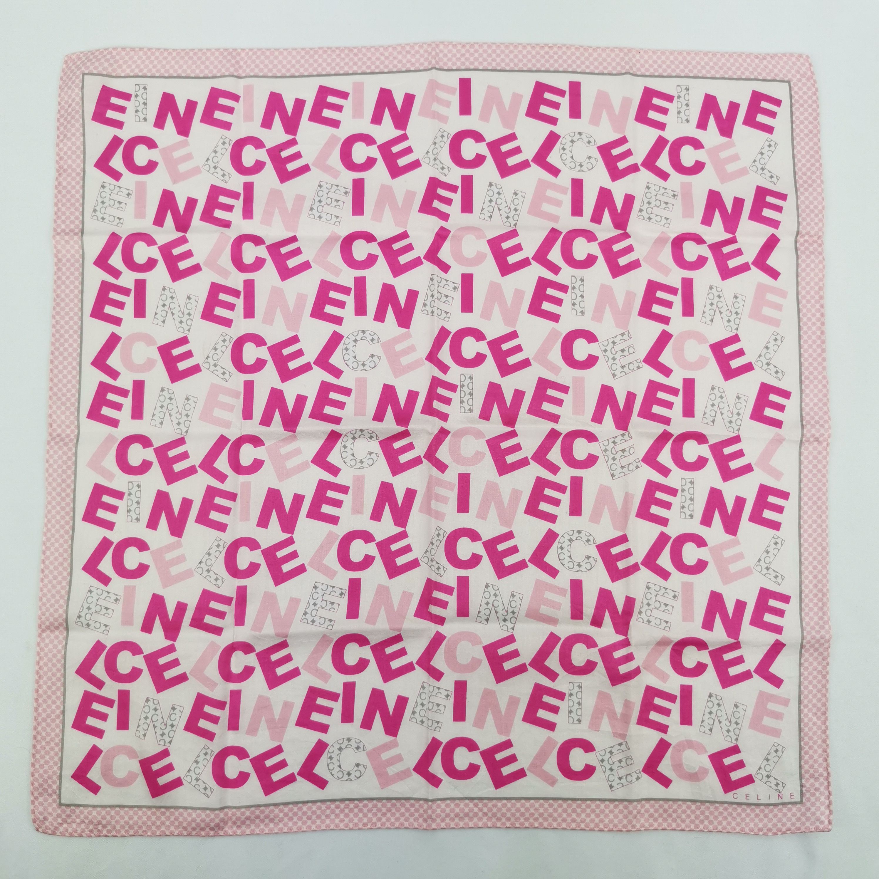 Celine Vintage Celine Handkerchief Bandana Pocket Square Size ONE SIZE - 2 Thumbnail