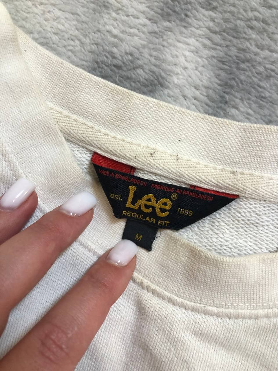Lee Womens vintage Lee sweatshirt big logo Size M / US 6-8 / IT 42-44 - 3 Thumbnail