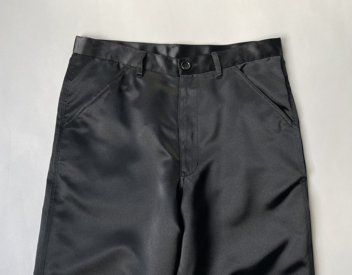 Comme des Garcons A/W 04 Black Satin Utility Trousers Size US 32 / EU 48 - 2 Thumbnail