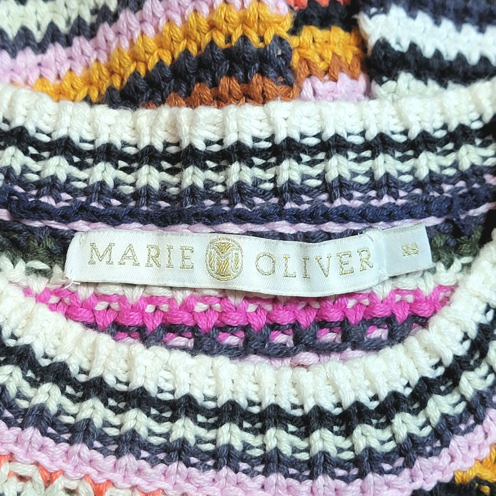 Marie Oliver Marie Oliver Rainbow Stripe Knit Pullover Sweater XS Size XS / US 0-2 / IT 36-38 - 11 Thumbnail