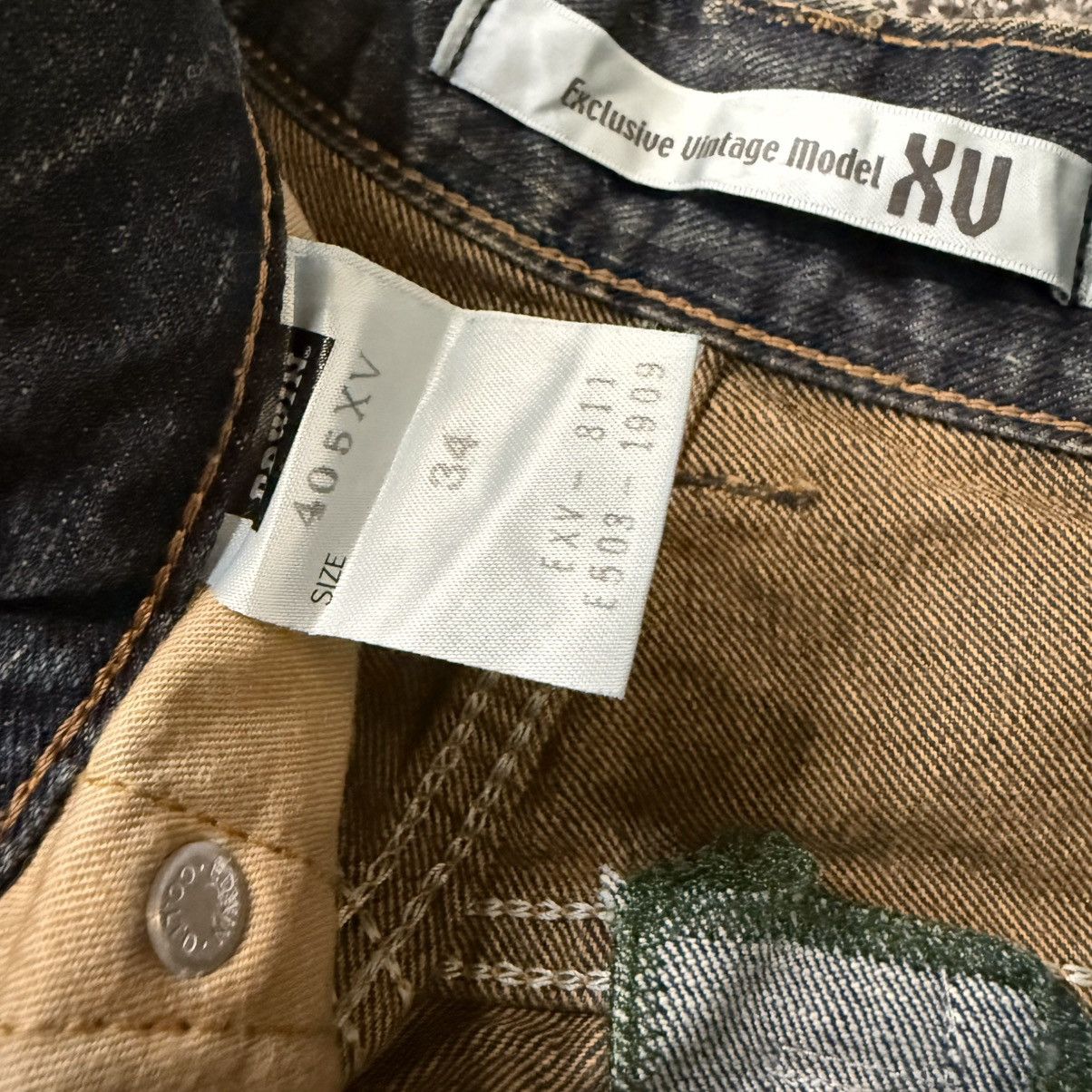 Seditionaries Vintage Baggy Japanese Rusty Edwin XV Hanging Denim Size US 34 / EU 50 - 13 Thumbnail