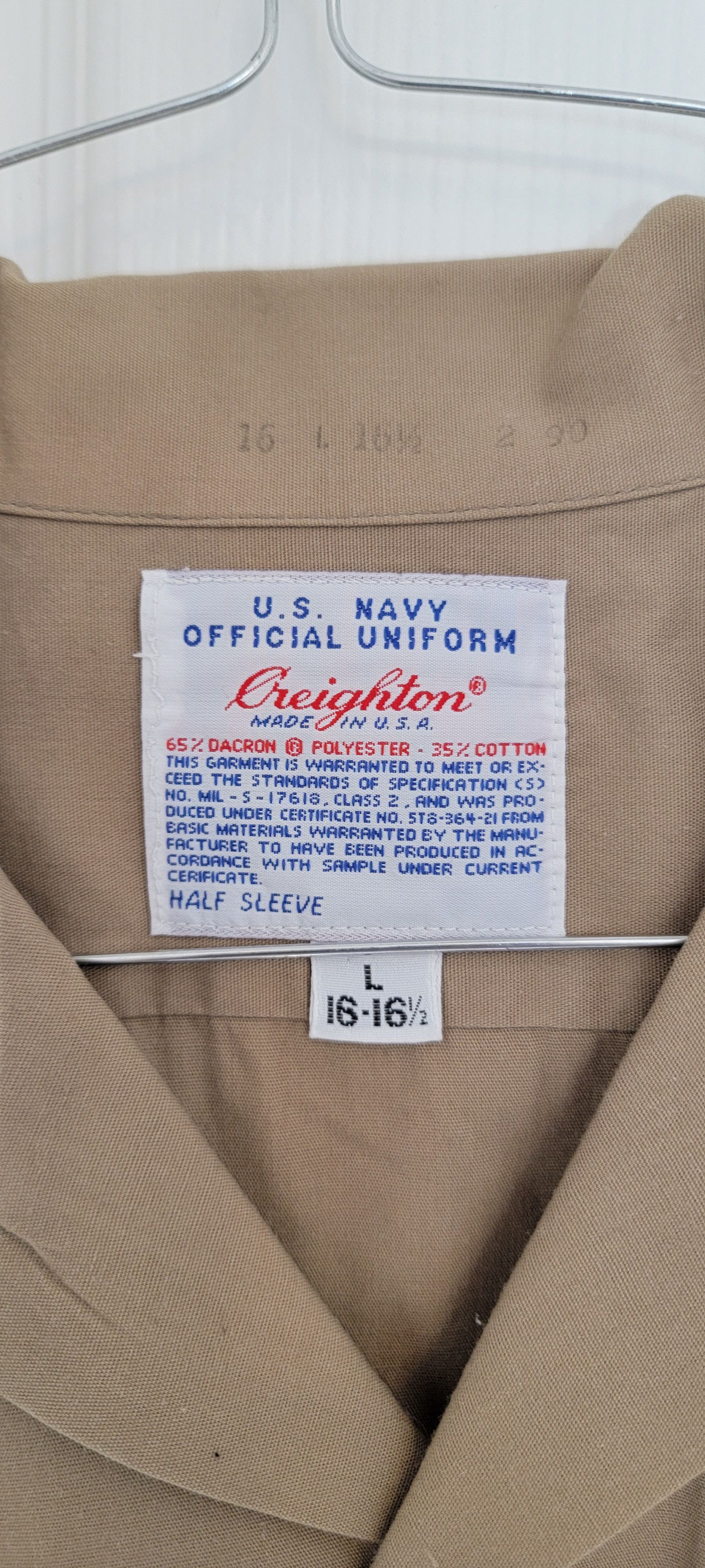 Creighton Military vintage uniform shirt Size US L / EU 52-54 / 3 - 3 Thumbnail