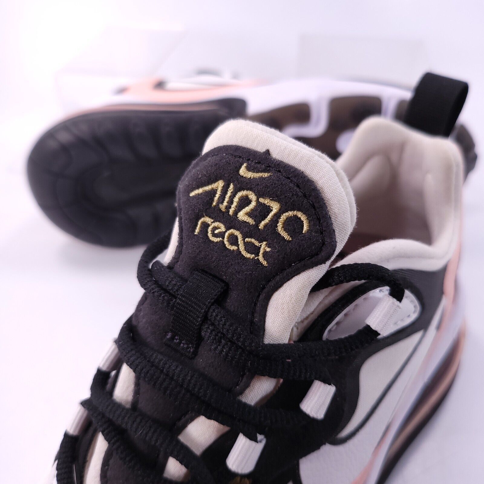 Nike Nike Air Max 270 React Shoe Womens Size 5 AT6174-005 White Size US 5 / IT 35 - 8 Thumbnail