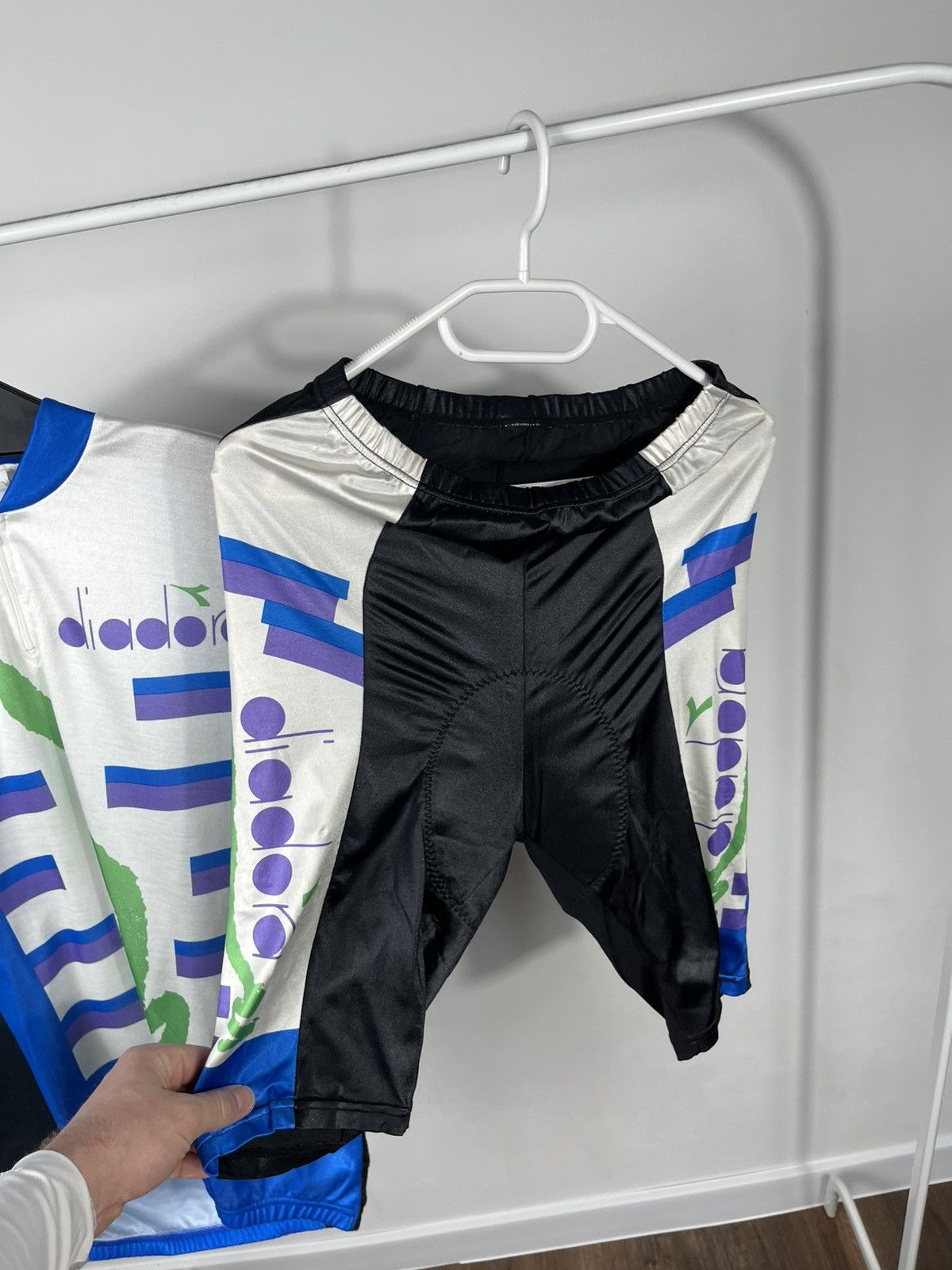 Diadora Diadora Vintage Cycling Jersey Shorts Set L Size US L / EU 52-54 / 3 - 8 Thumbnail