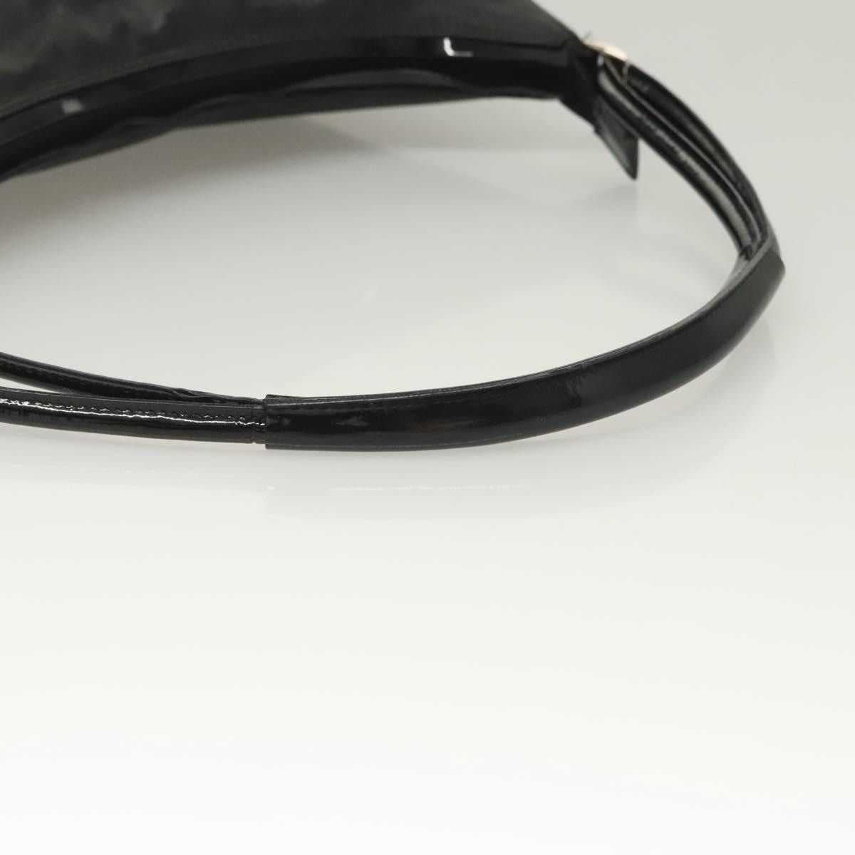 Gucci GUCCI GG Canvas Shoulder Bag Nylon Outlet Black Silver Size ONE SIZE - 7 Thumbnail