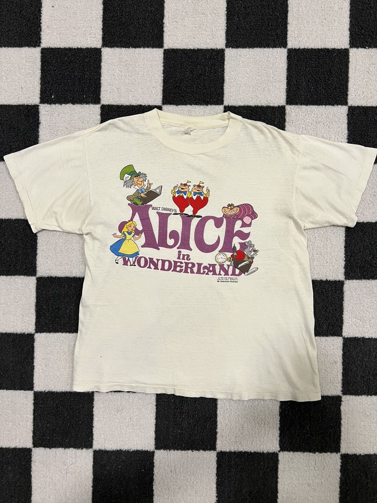 Vintage 1980's Alice In Wonderland Disney Tee