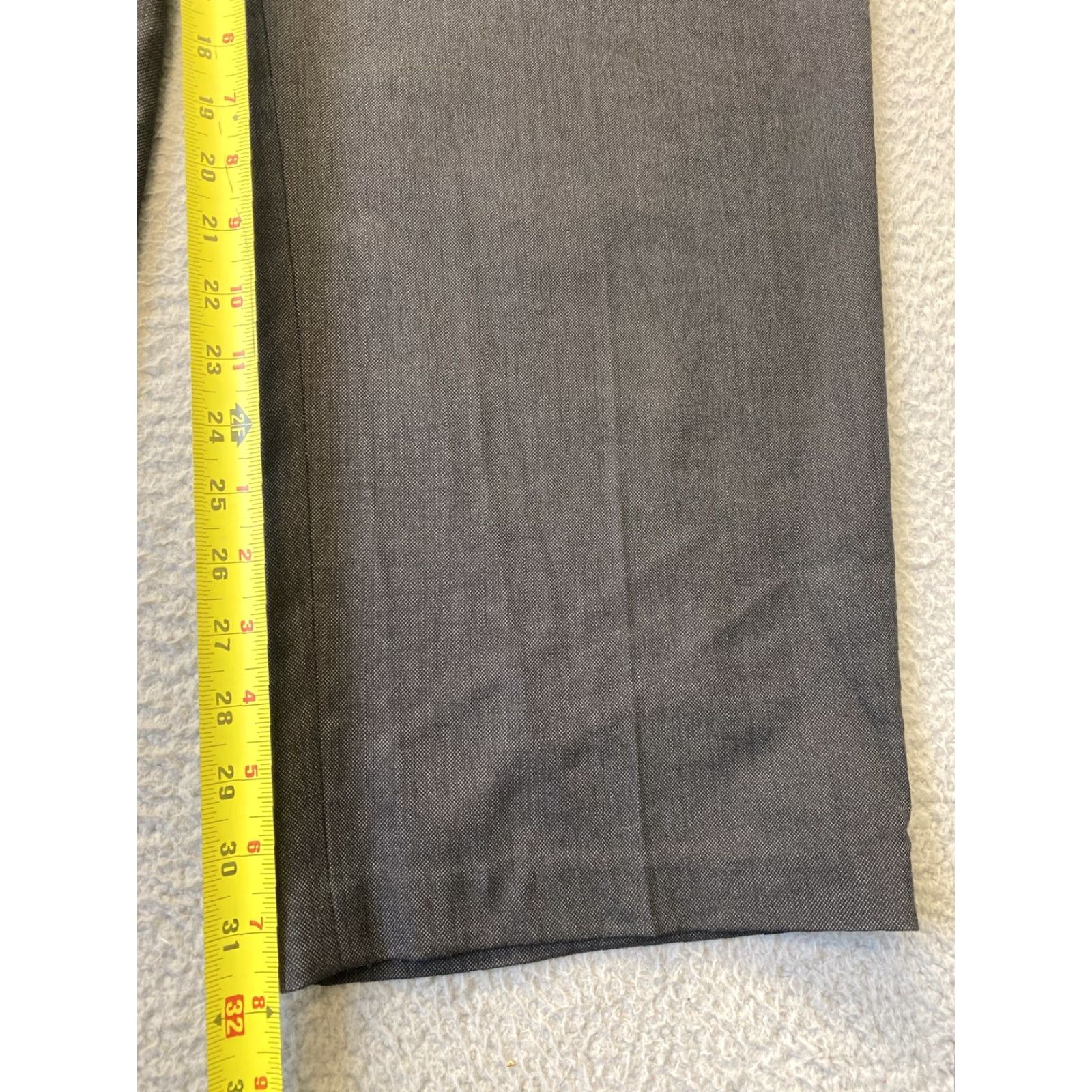 Nautica VINTAGE Nautica Dress Pants Mens 42x32 Gray Pleated Straight Business Casual Formal City Preppy Size US 42 / EU 58 - 6 Thumbnail