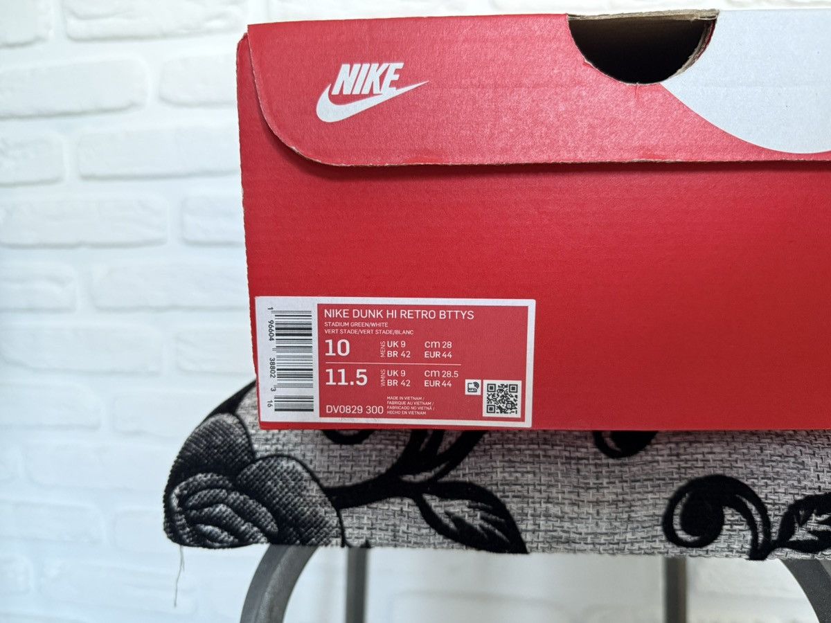 Nike Nike Dunk Hi Retro Bttys Size US 10 / EU 43 - 8 Thumbnail