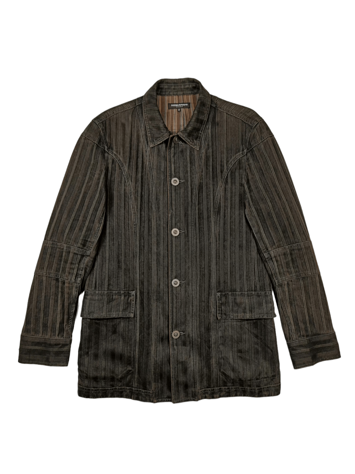 HIDEAWAYS NICOLE HIDEAWAYS DENIM HERRINGBONE JACKET Size US S / EU 44-46 / 1 - 1 Thumbnail