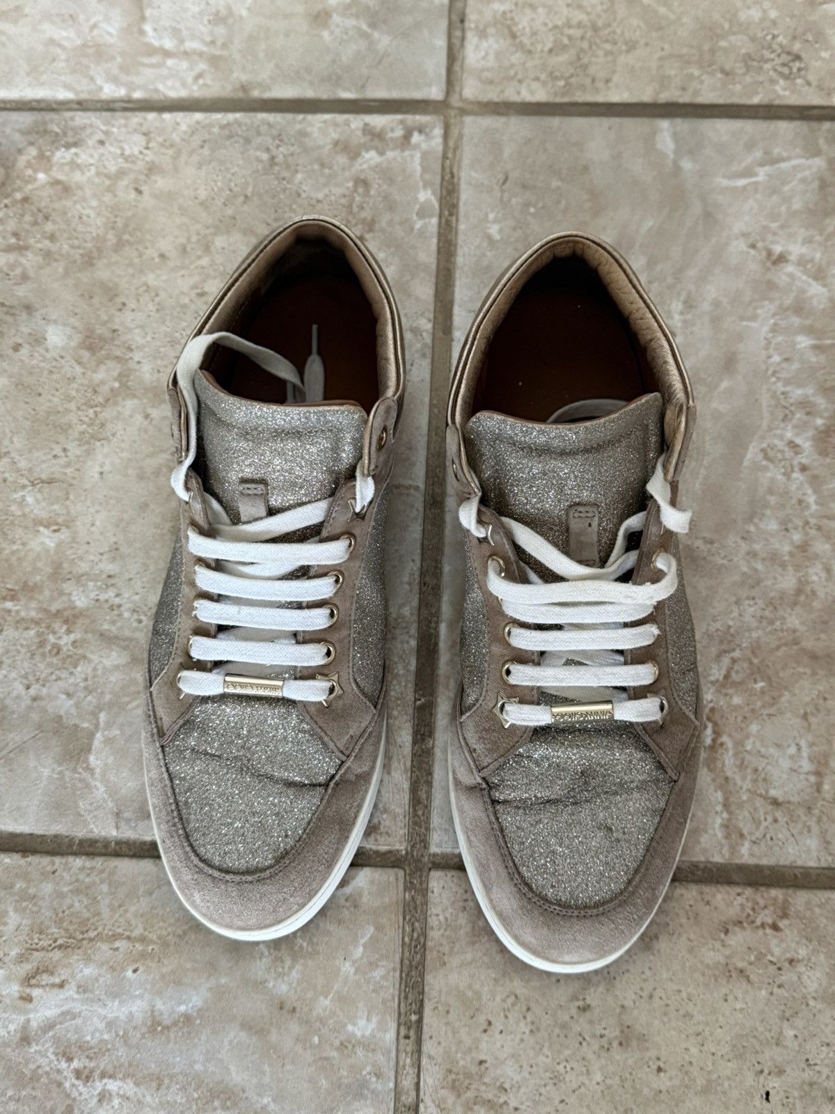Jimmy Choo Jimmy Choo suede sneakers Size US 8.5 / IT 38.5 - 3 Thumbnail