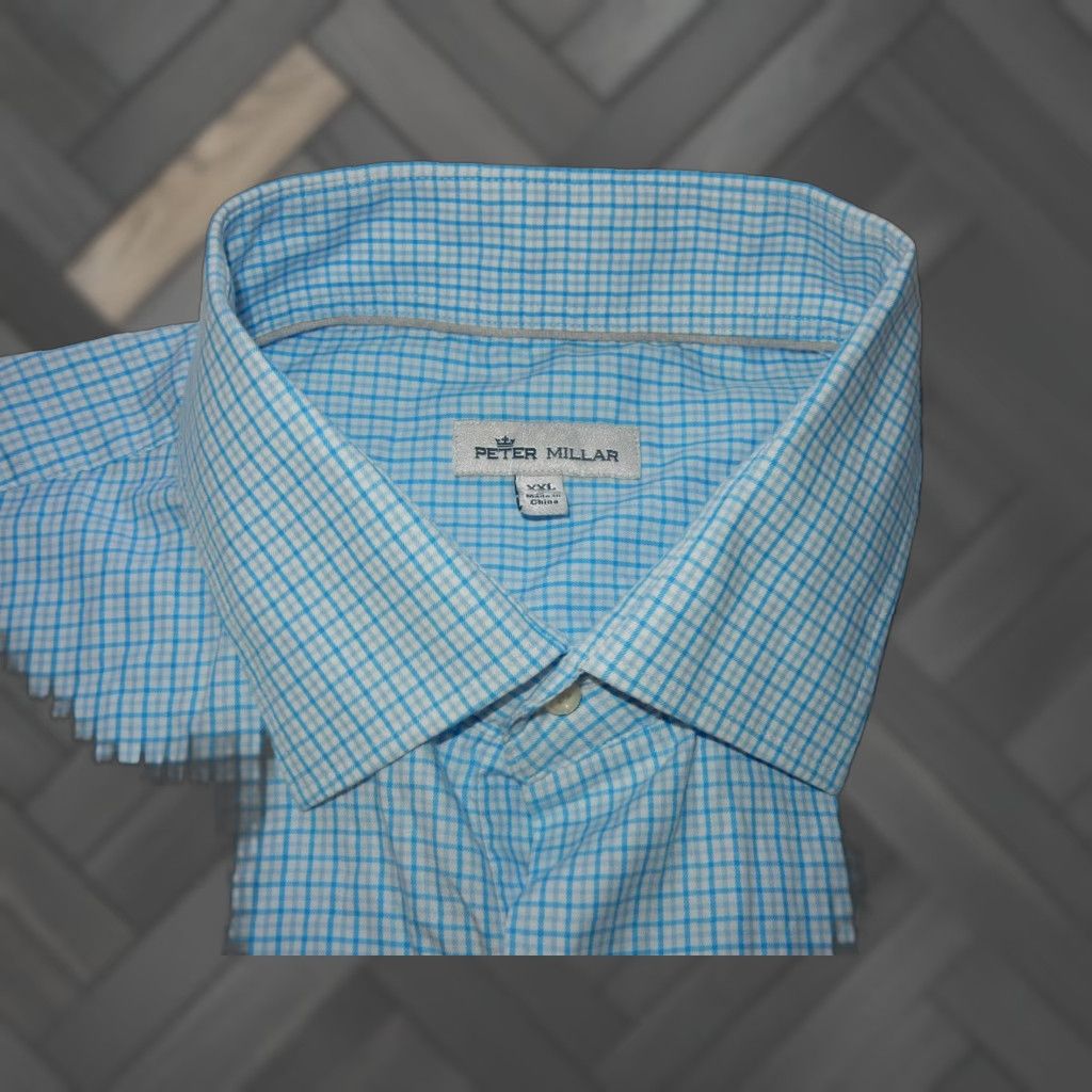Peter Millar Peter Millar Men's Long Sleeve Button-Front Shirt XXL Size US XXL / EU 58 / 5 - 1 Thumbnail