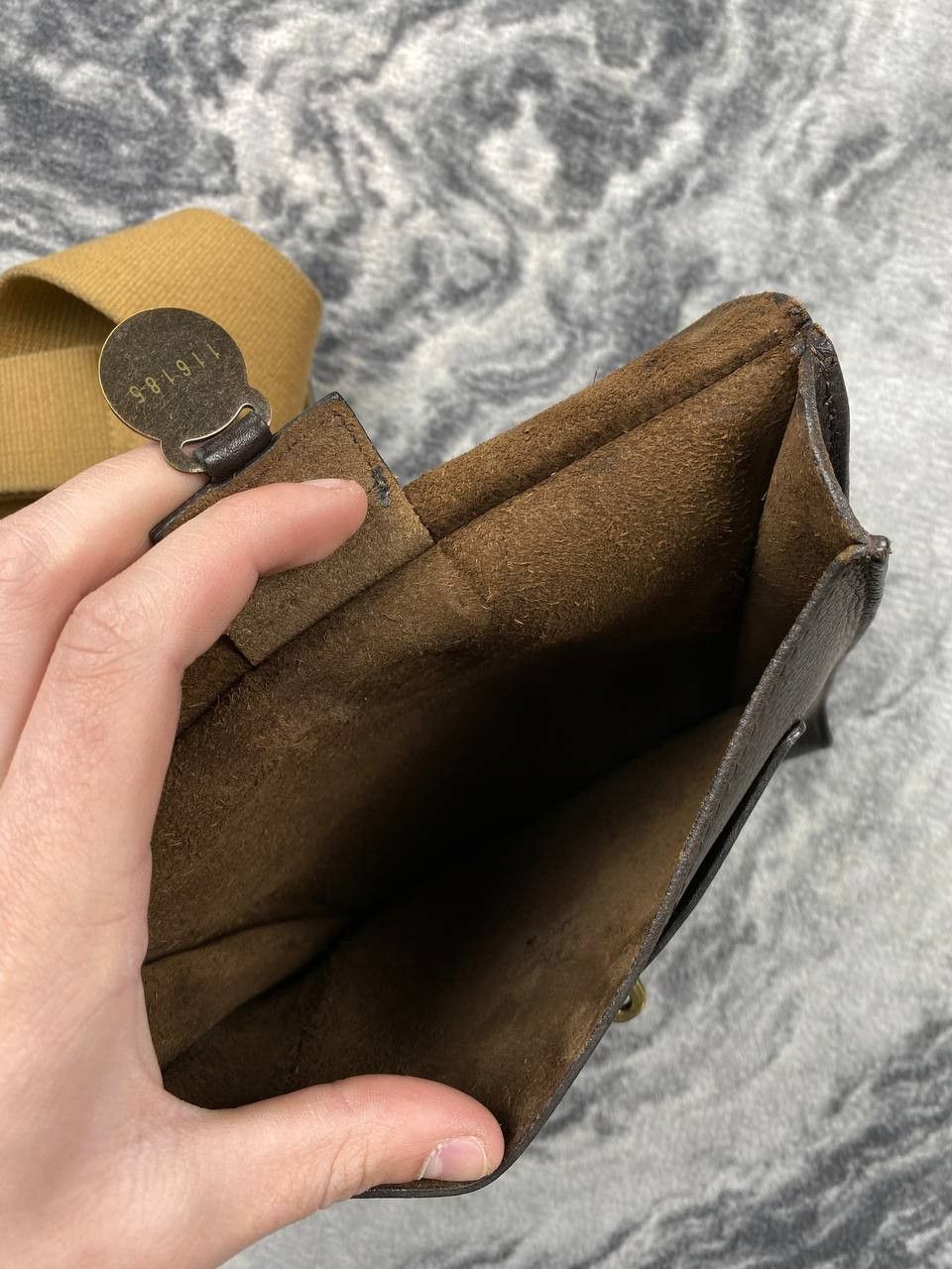 Mulberry Vintage Mulberry Leather Messenger Bag Men Brown Size ONE SIZE - 10 Thumbnail