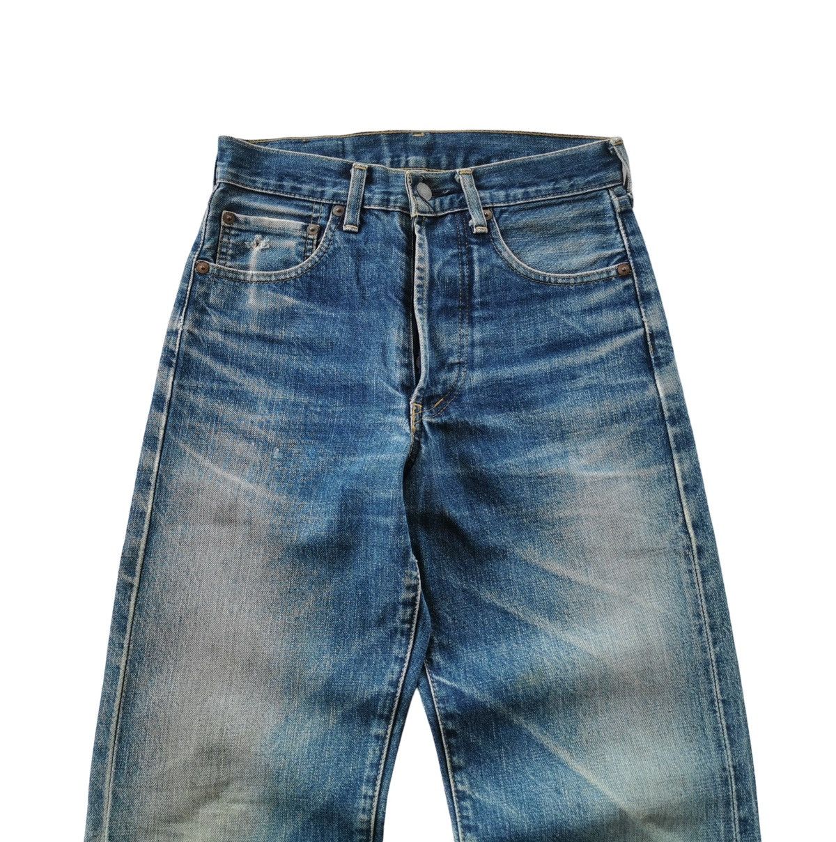 Le Grande Bleu (L.G.B.) Levis 503 Big E Vintage Selvedge Denim Jeans Size US 27 - 6 Thumbnail